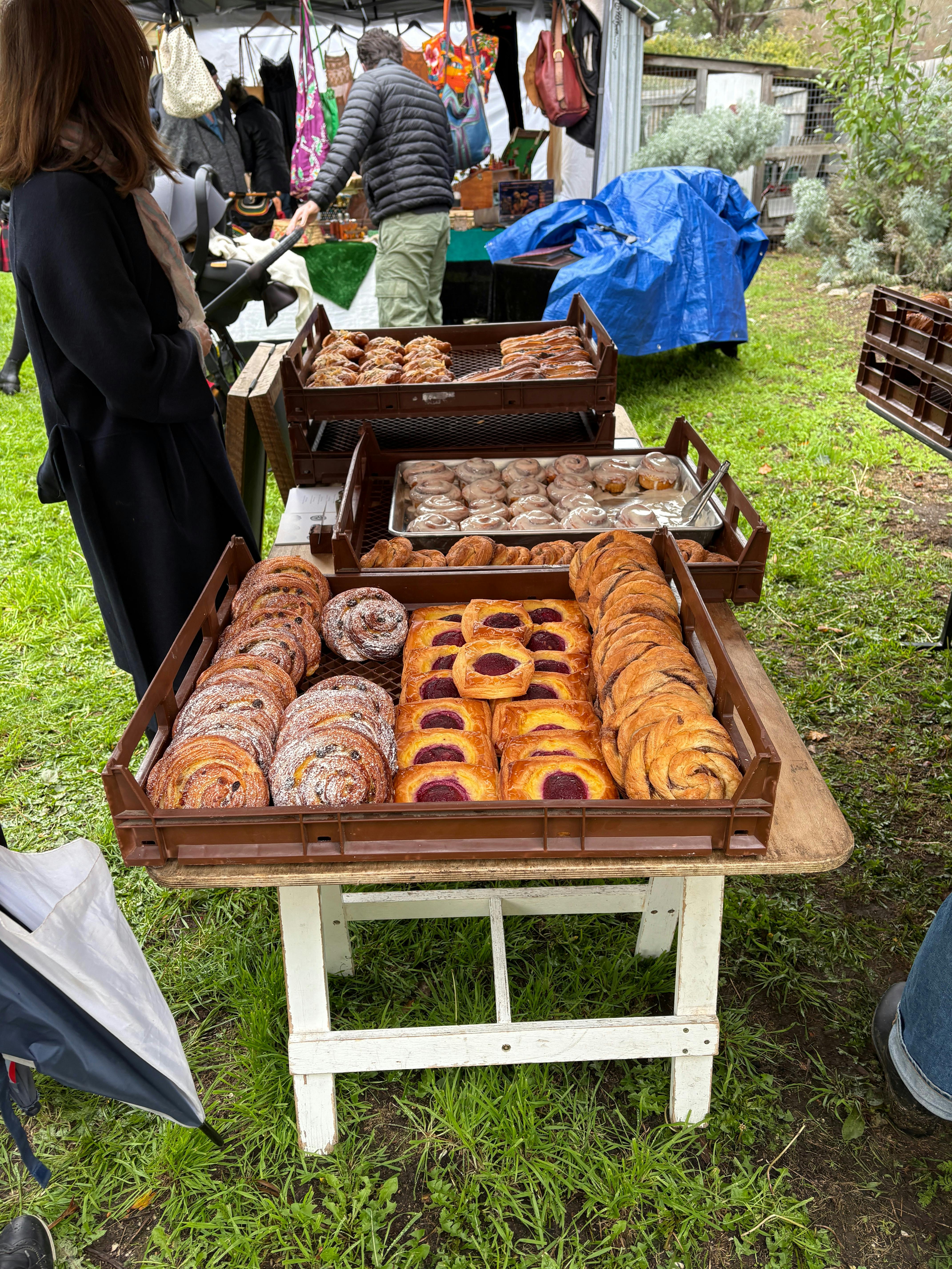 Nibble on a croissant as you peruse the marché