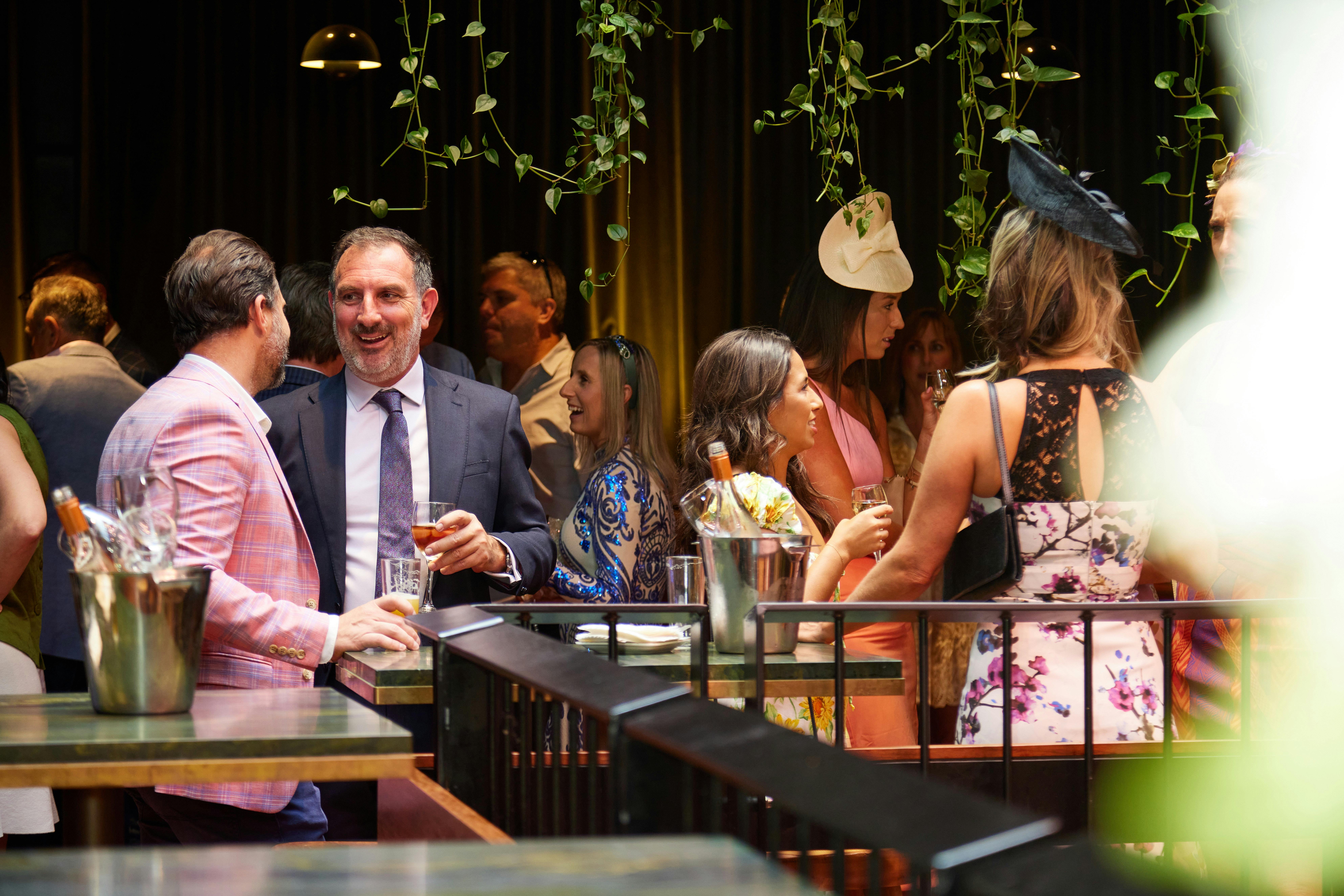 People enjoying Melbourne Cup at Pig 'N' Whistle Brunswick Street