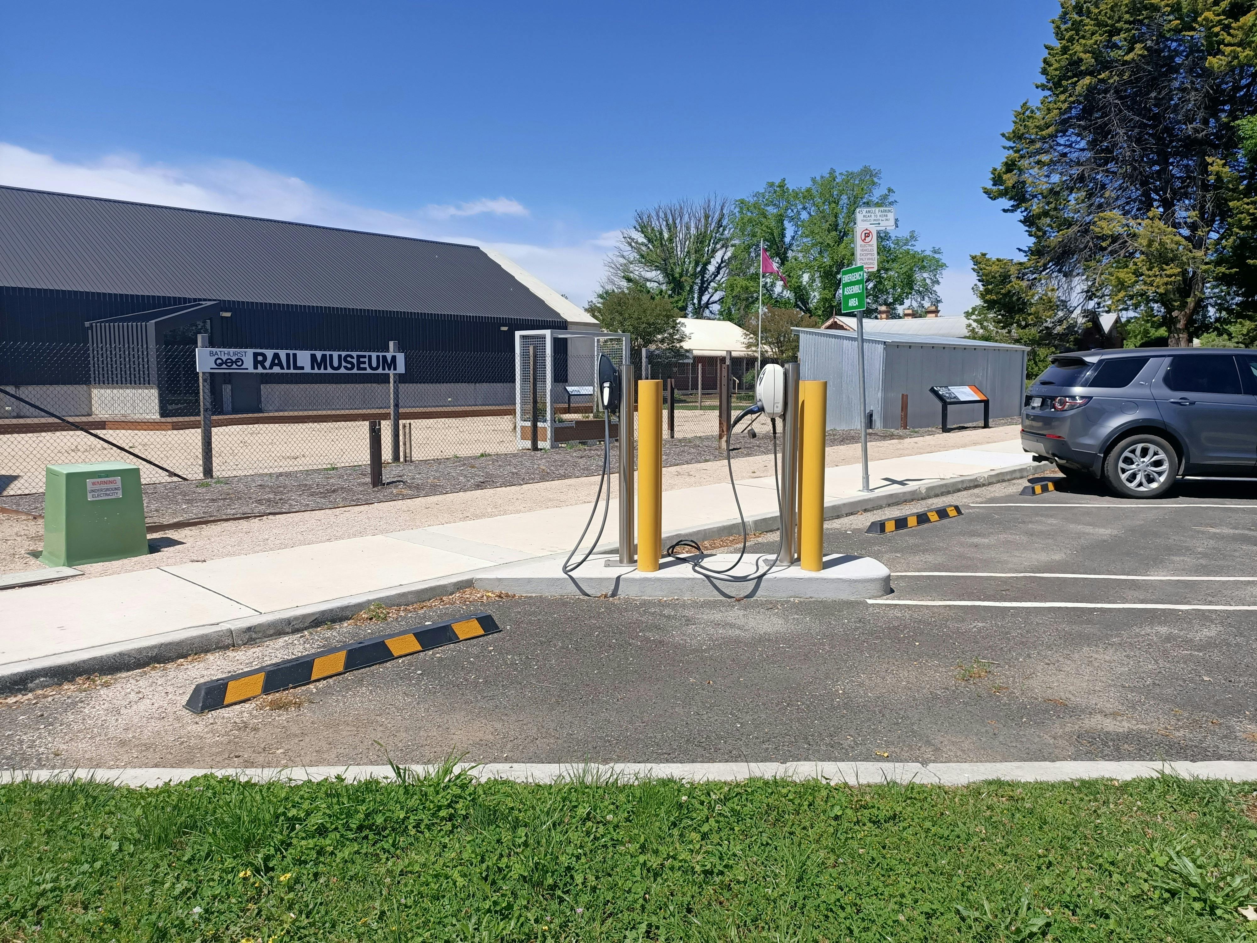 Bathurst Rail Museum Electric Vehicle Charging Station
