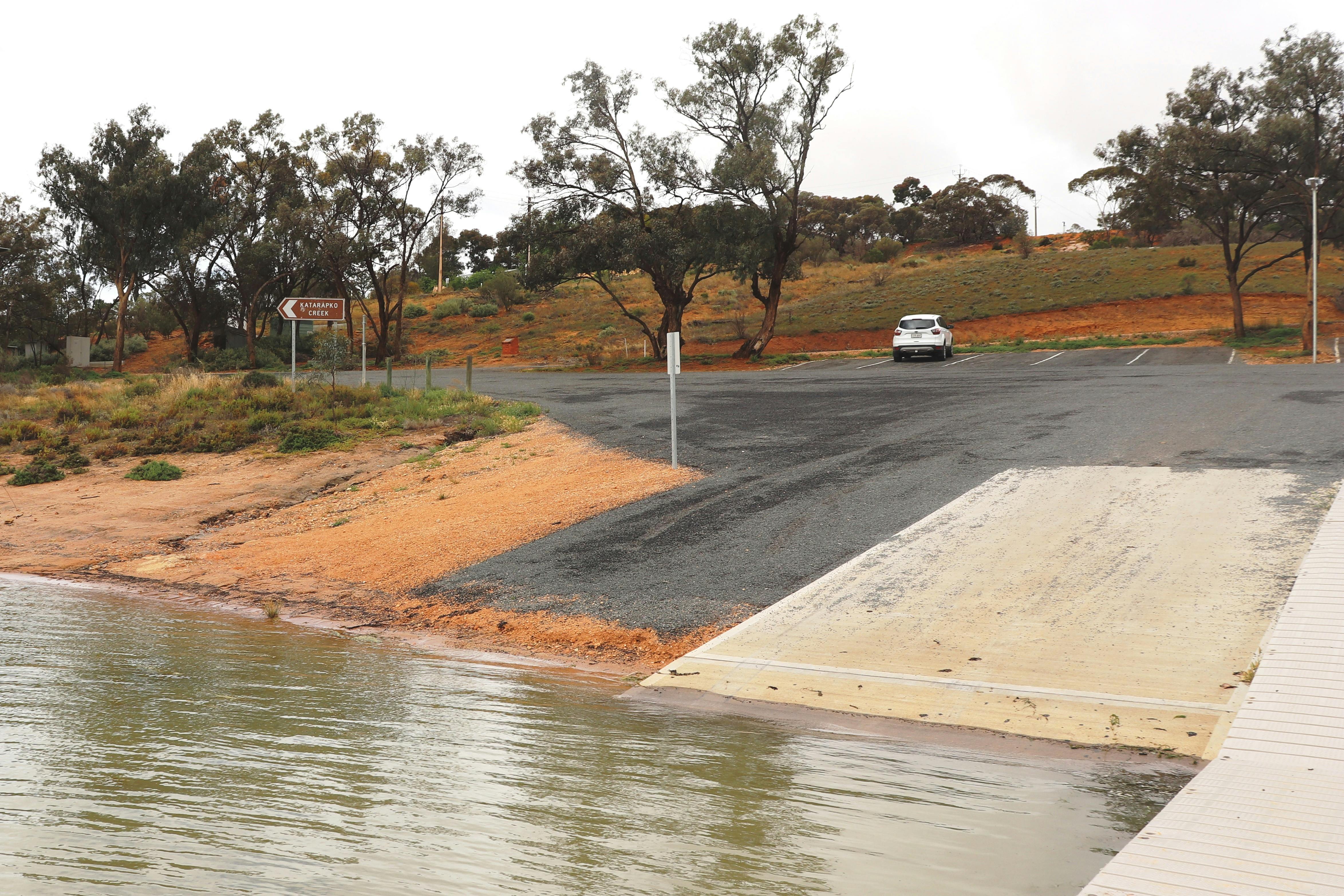There is a boat ramp at the landing, making it a great spot for river activities like canoeing.