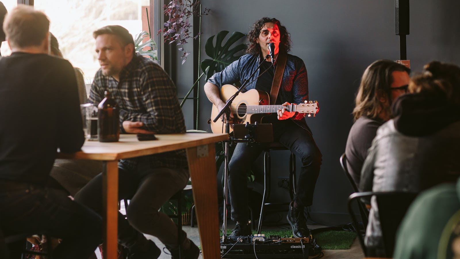 Tony Mak playing live music for our Sunday Sessions