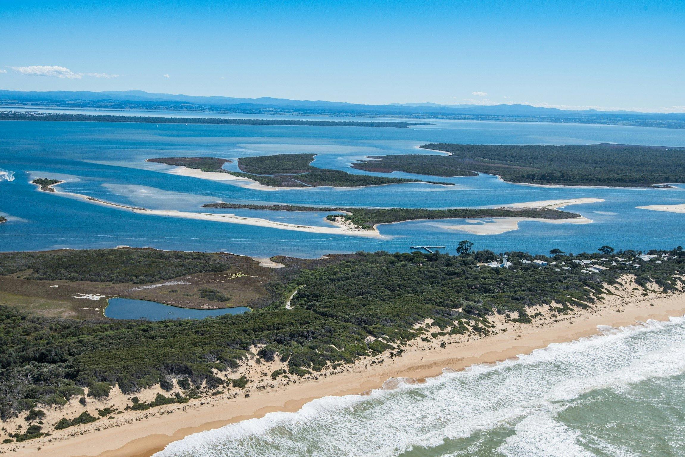 Ocean Grange (aka The Grange) and Ninety Mile Beach