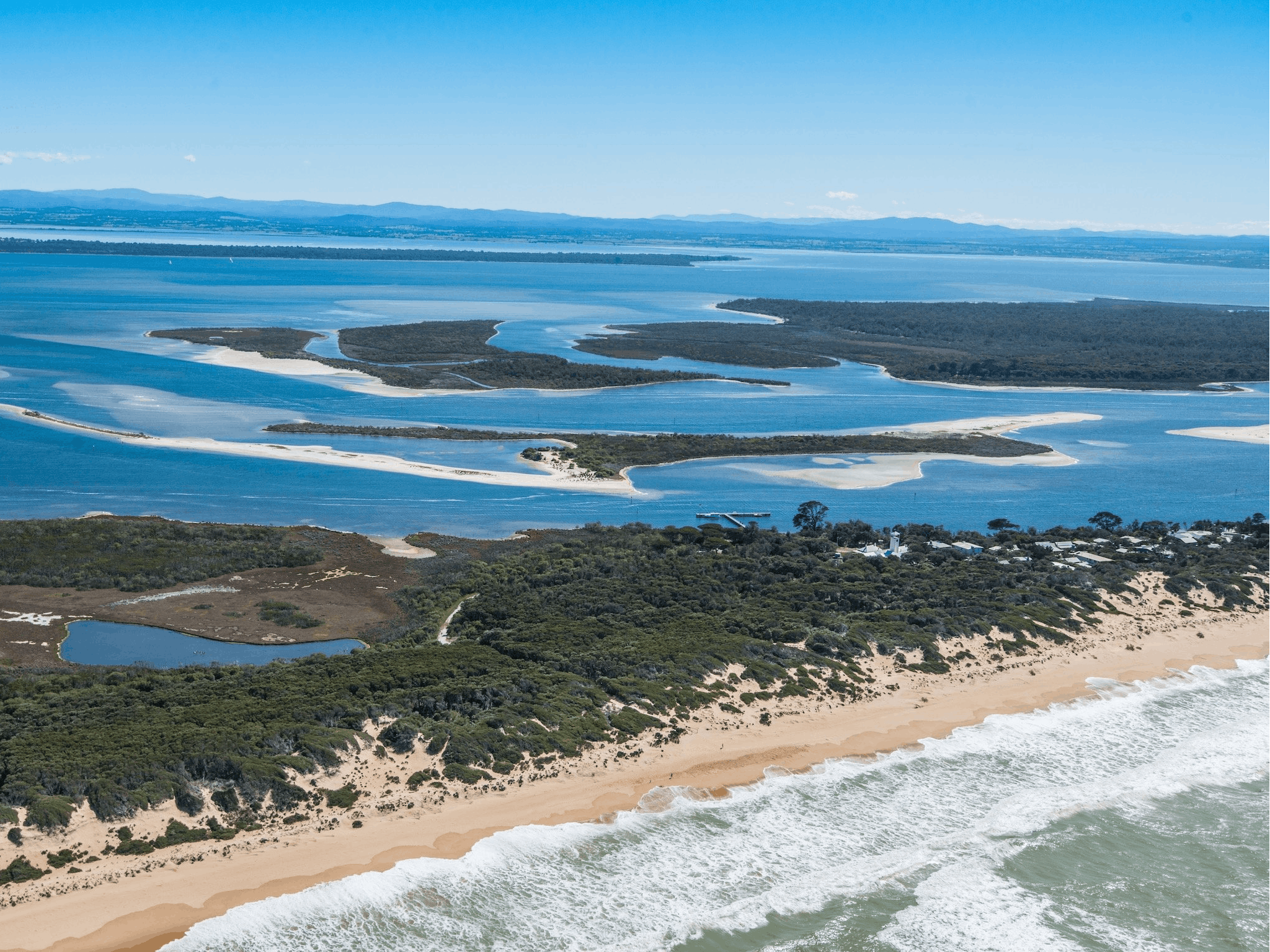 Ocean Grange (aka The Grange) and Ninety Mile Beach