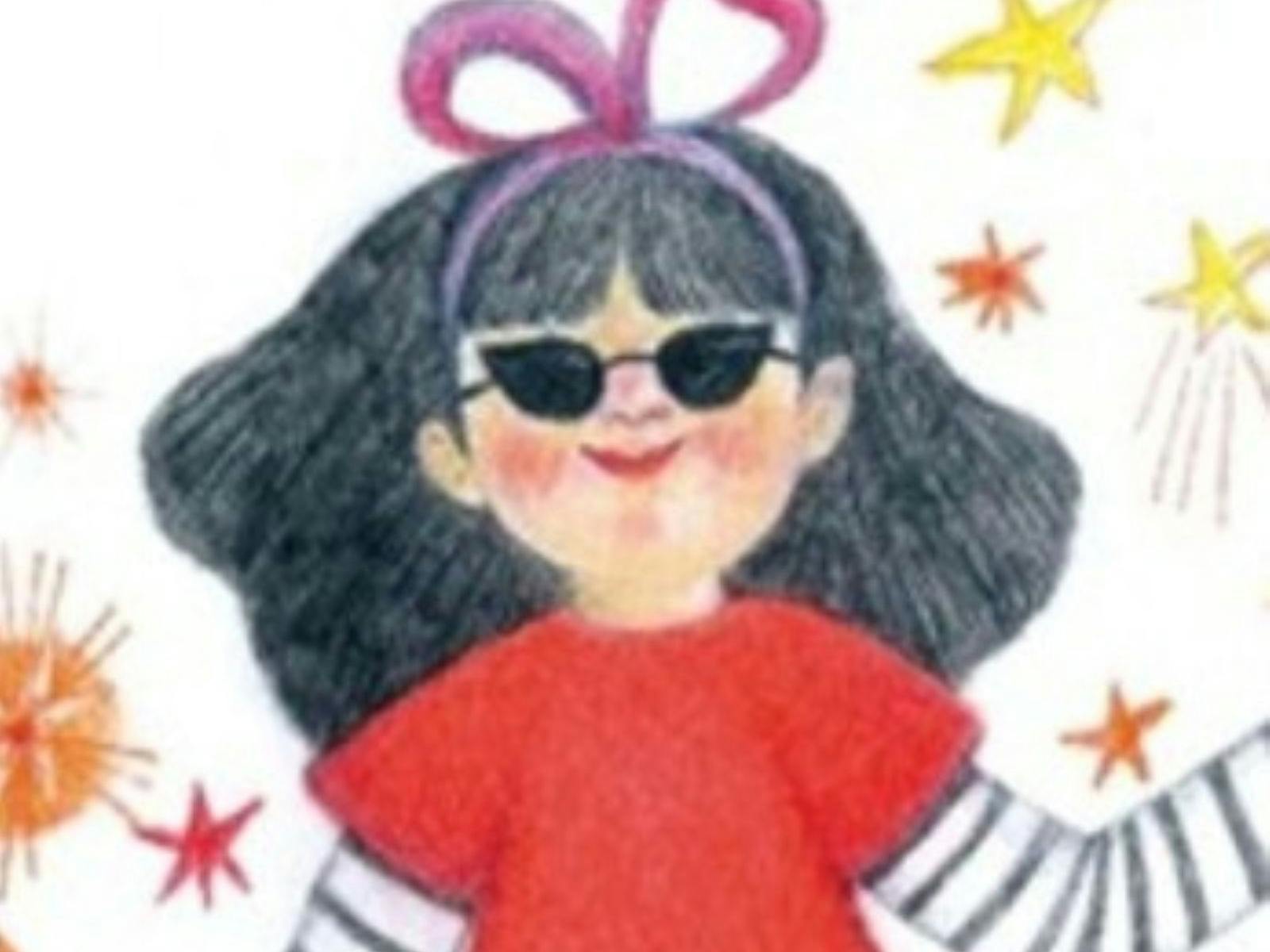 Picture of Girl character in book
