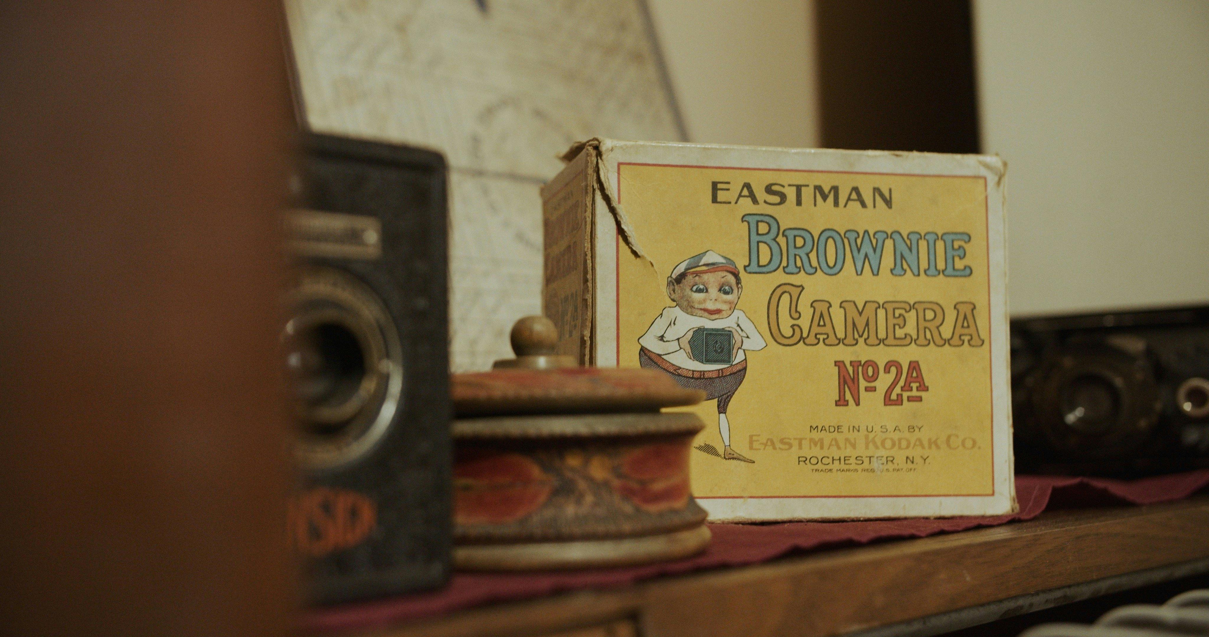 Early twentieth century cameras from the Miss Porter's House collection.