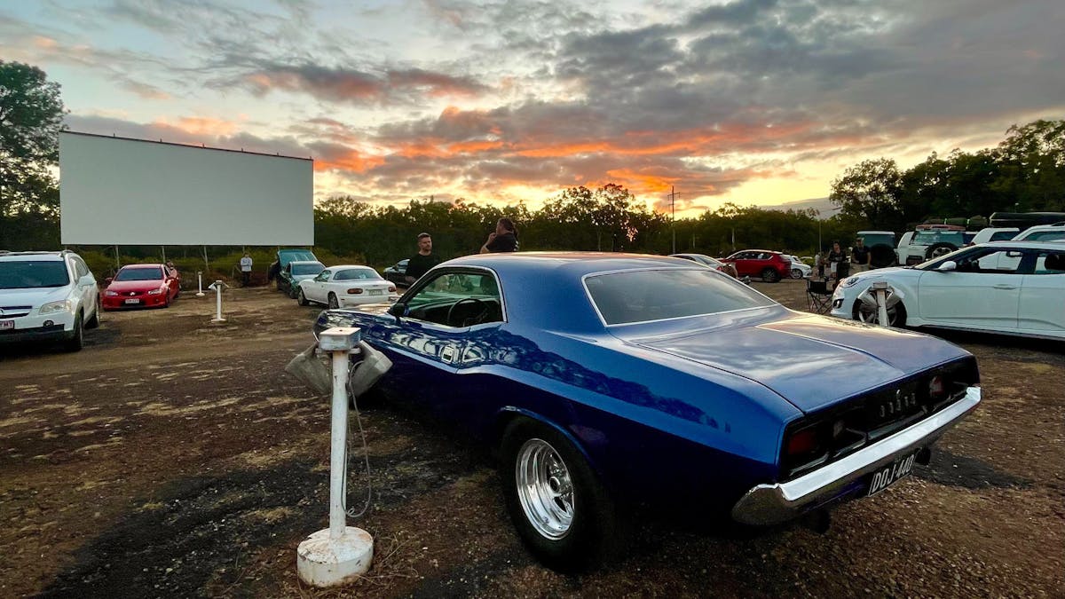 Hot rod at the Mareeba Drive In