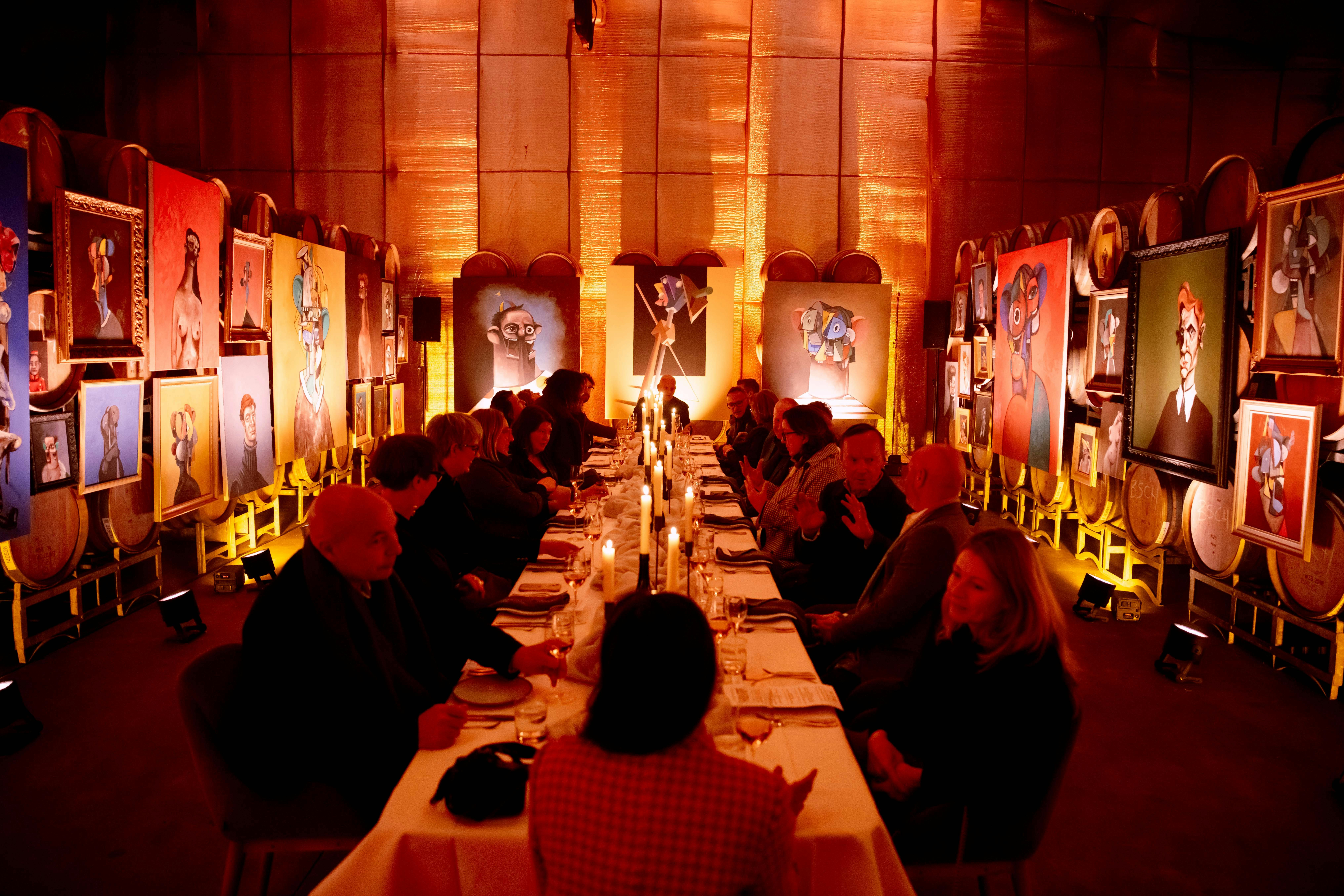 Palette Exhibition & Wine dinner at Evenfall Estate