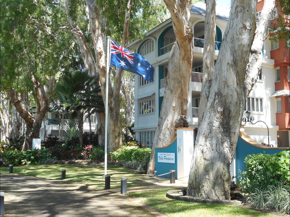 Australia Flag at Main Entrance