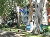 Australia Flag at Main Entrance