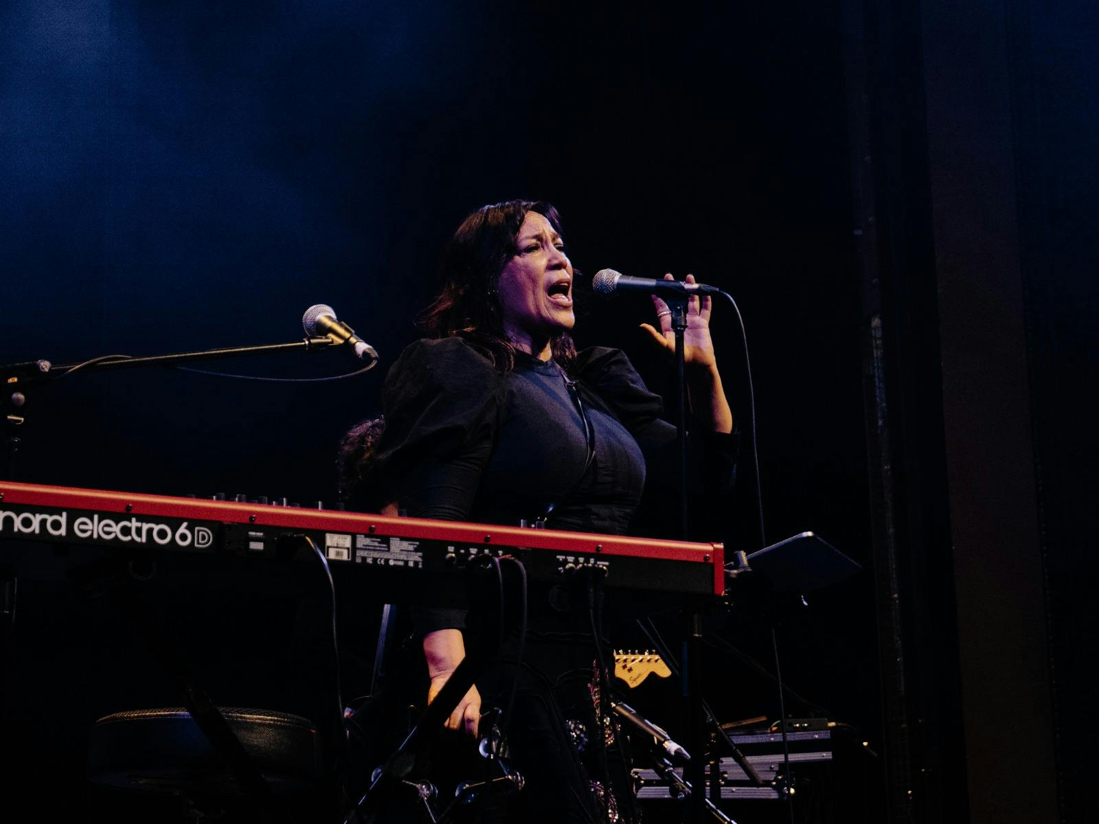 Kate Ceberano on stage at Her Majesty's Theatre Ballarat