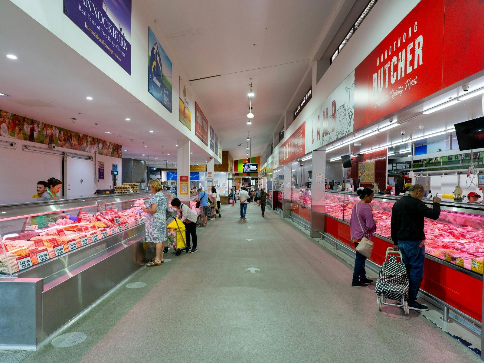 Meat, Fish & Deli Hall at Dandenong Market