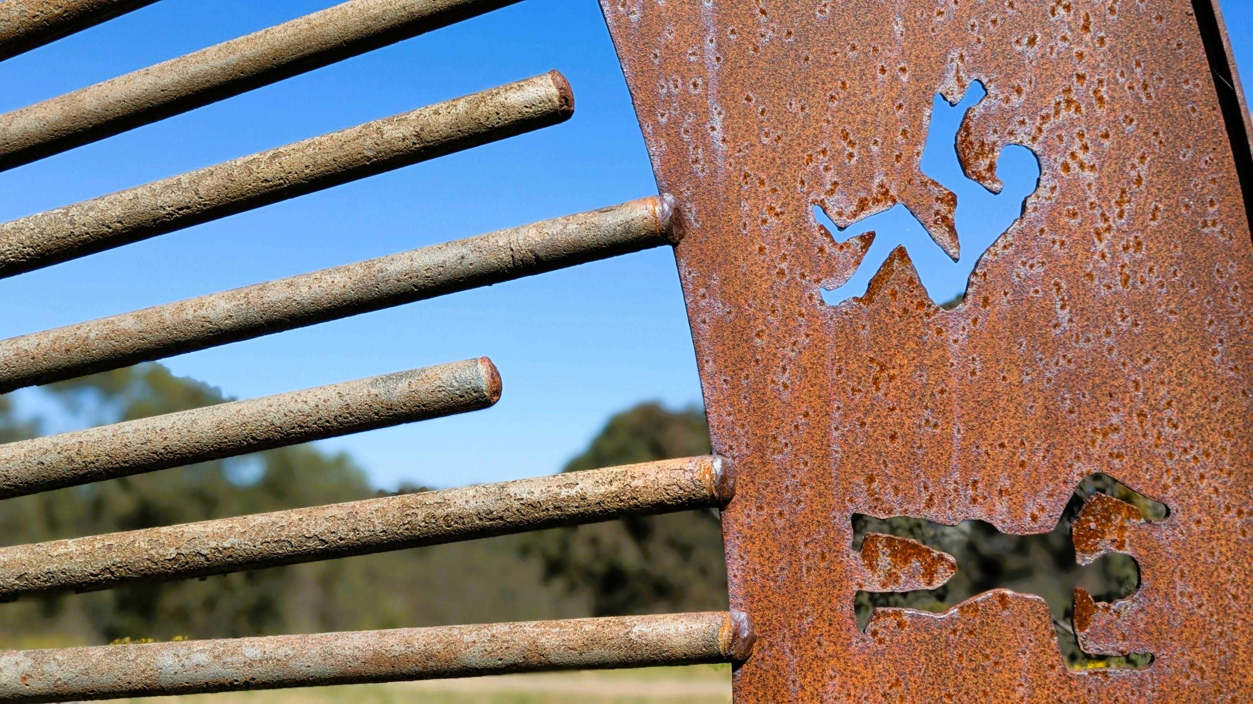 Centred Wheel Sculpture by Sam Anderson