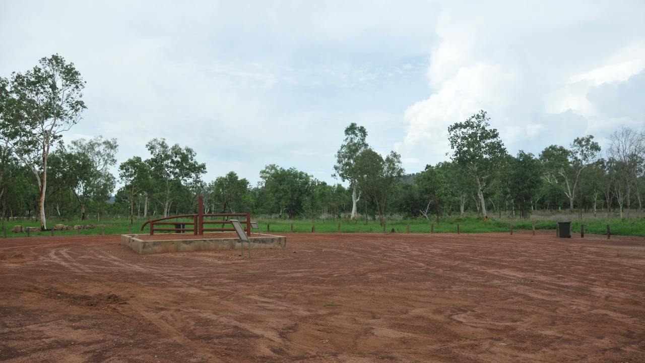 Parking area around the memorial.