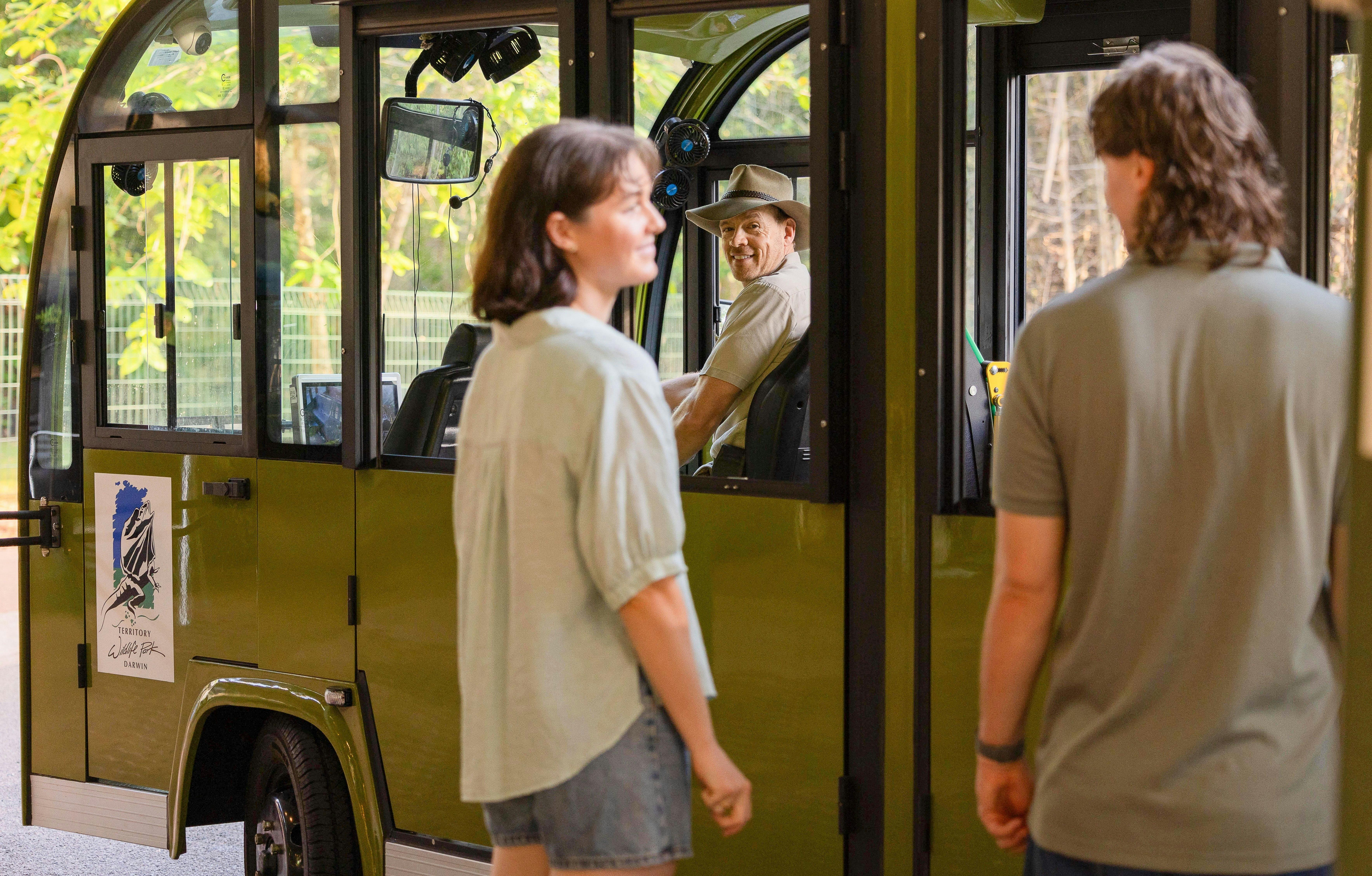Hop aboard the free shuttle train and explore 400 hectares of wildlife experiences.