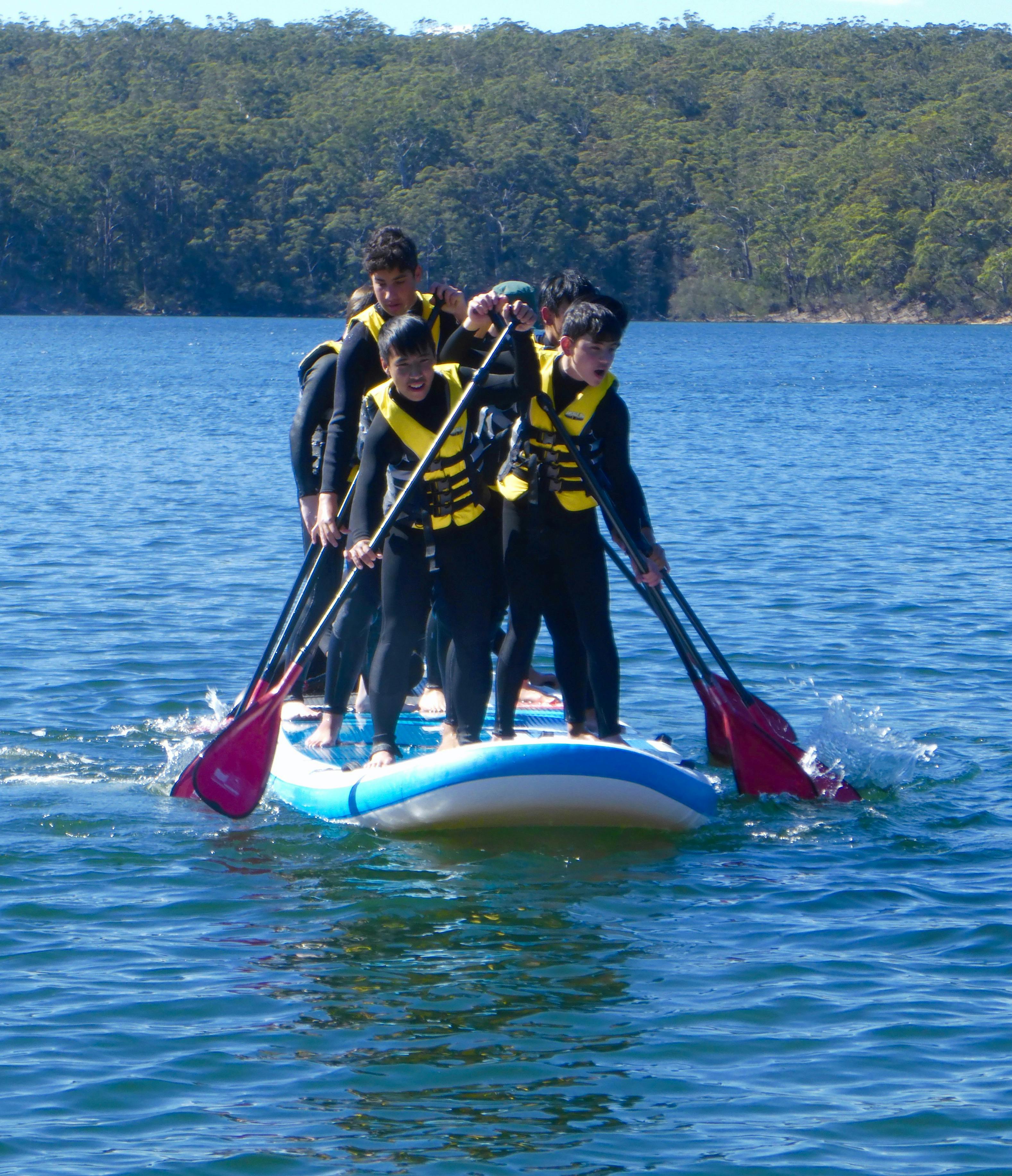 SUP in the Shoalhaven, Monster stand up paddle!