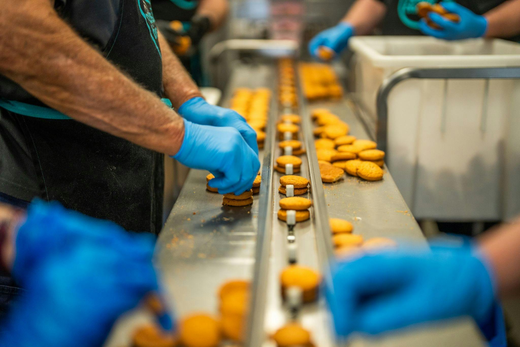 packing, biscuits, aussie biscuits, hand packed, qaulity assurance