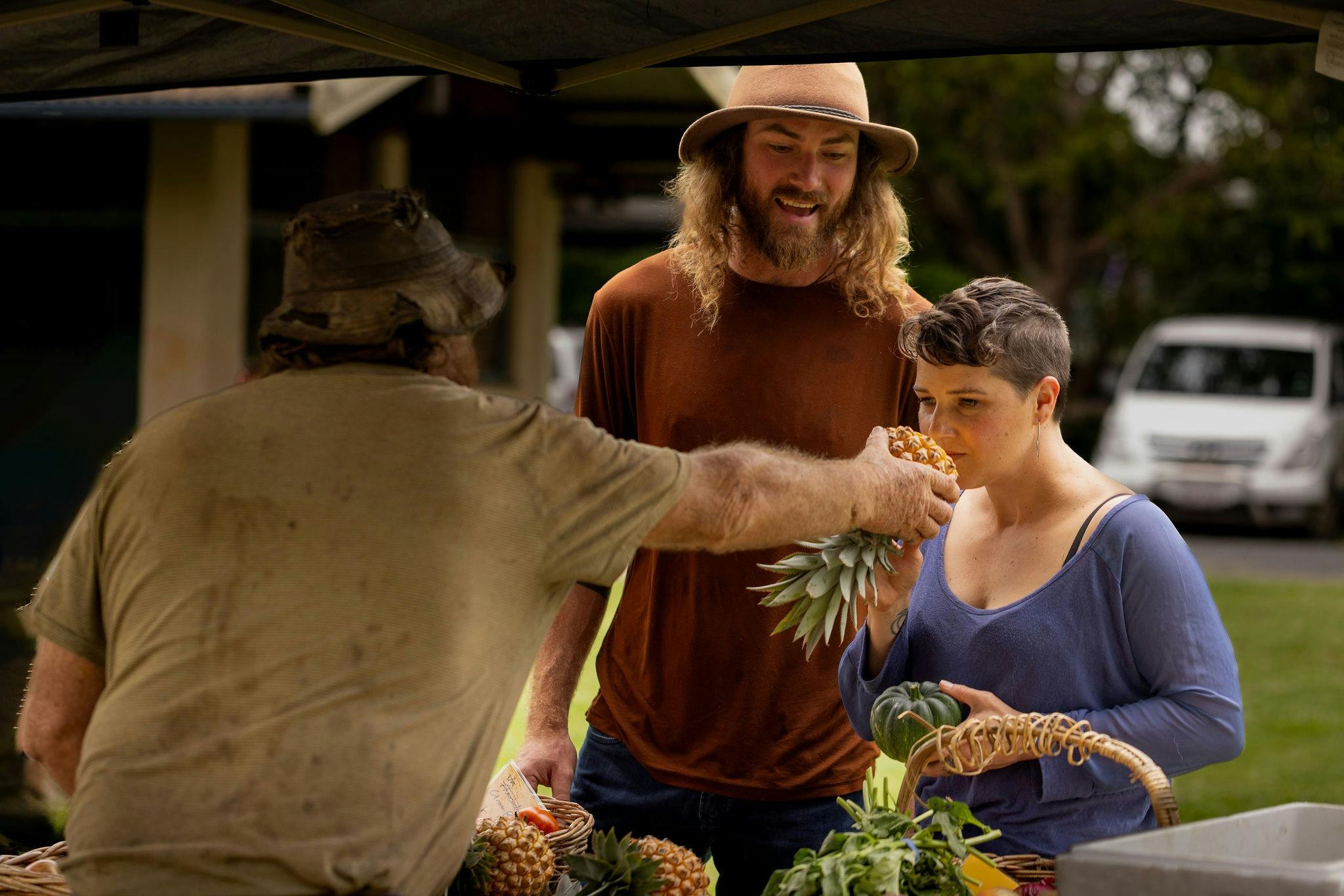 Couple at Market