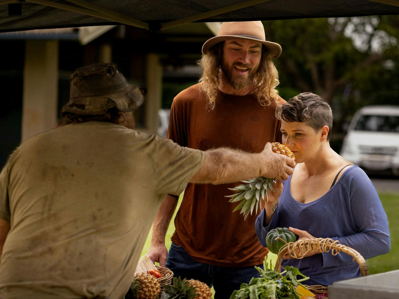 Couple at Market