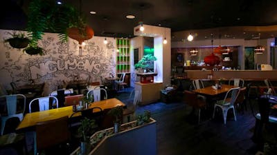 Interior of modern Vietnamese reasturant