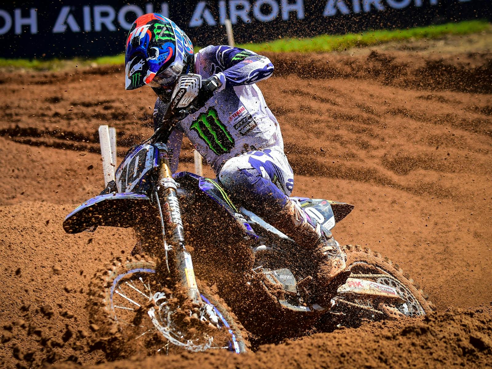MXGP rider on bike on track