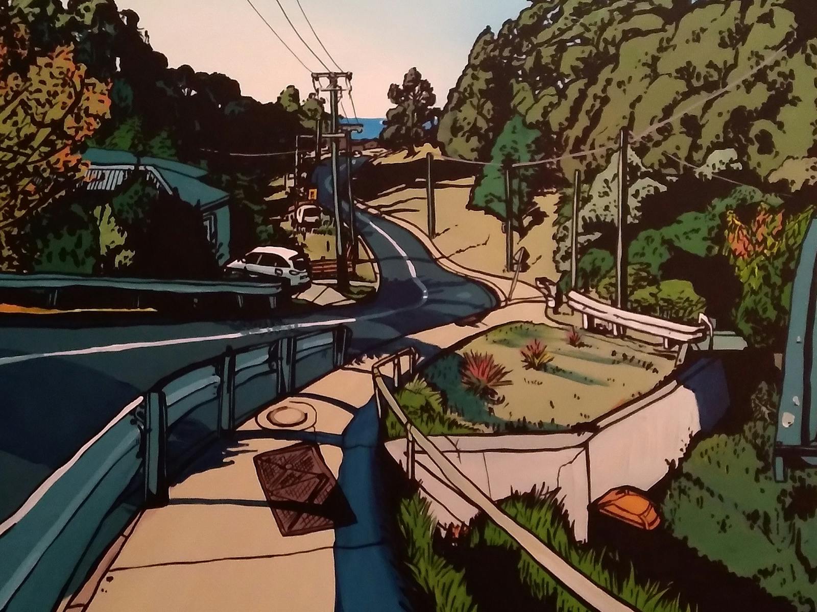 Image of a painting of Brooklyn Road