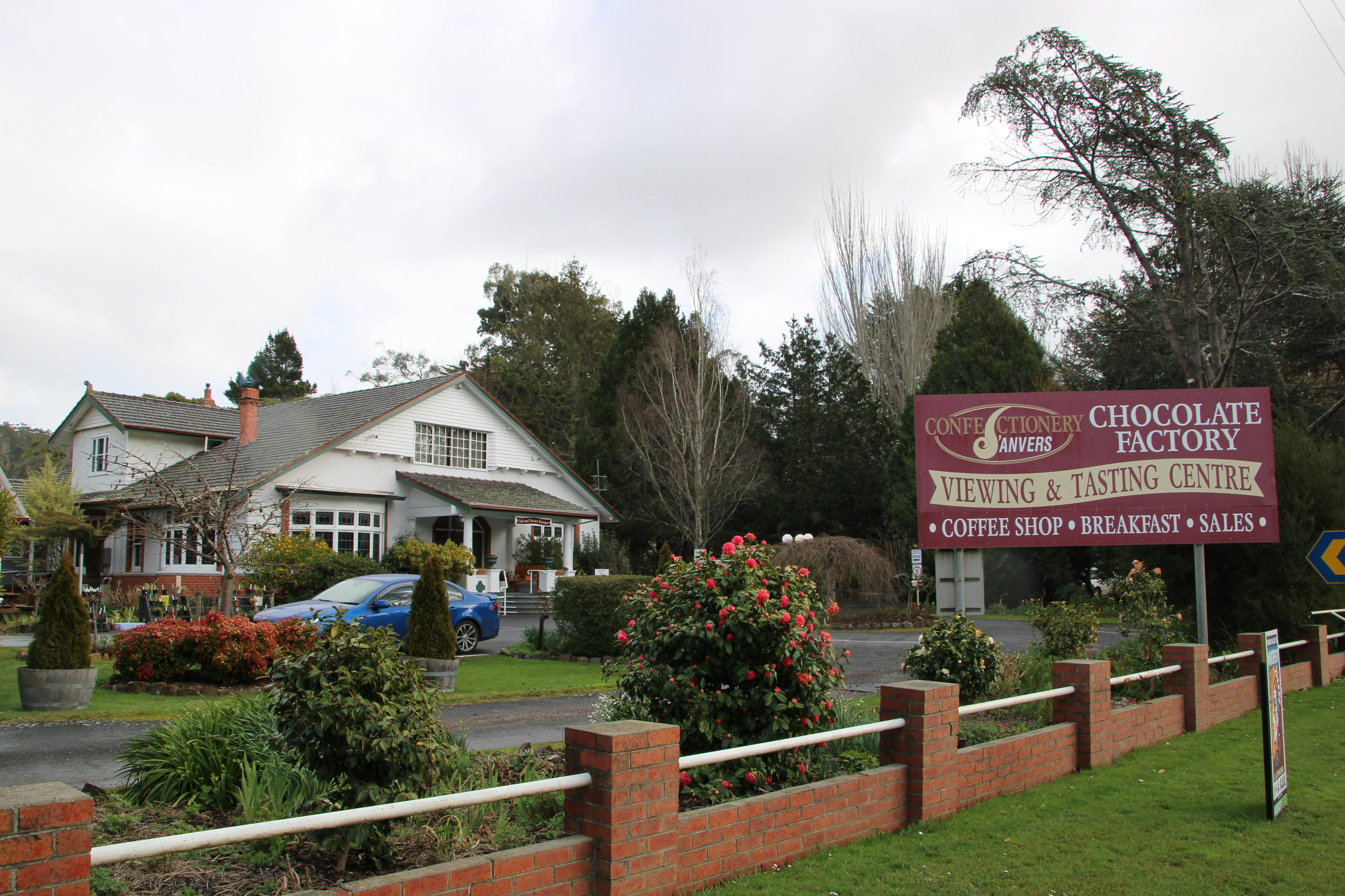 Front of Anvers Chocolate Factory
