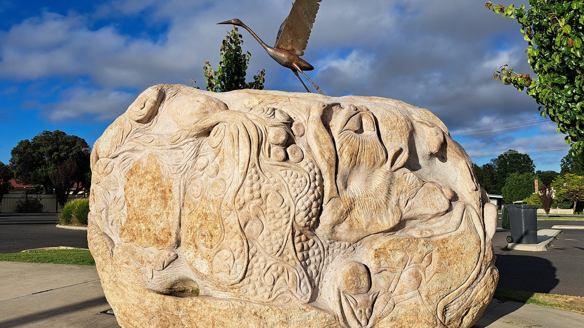 The Rock Sculpture by Gabriele Trabucco and Richard Pfeiffer