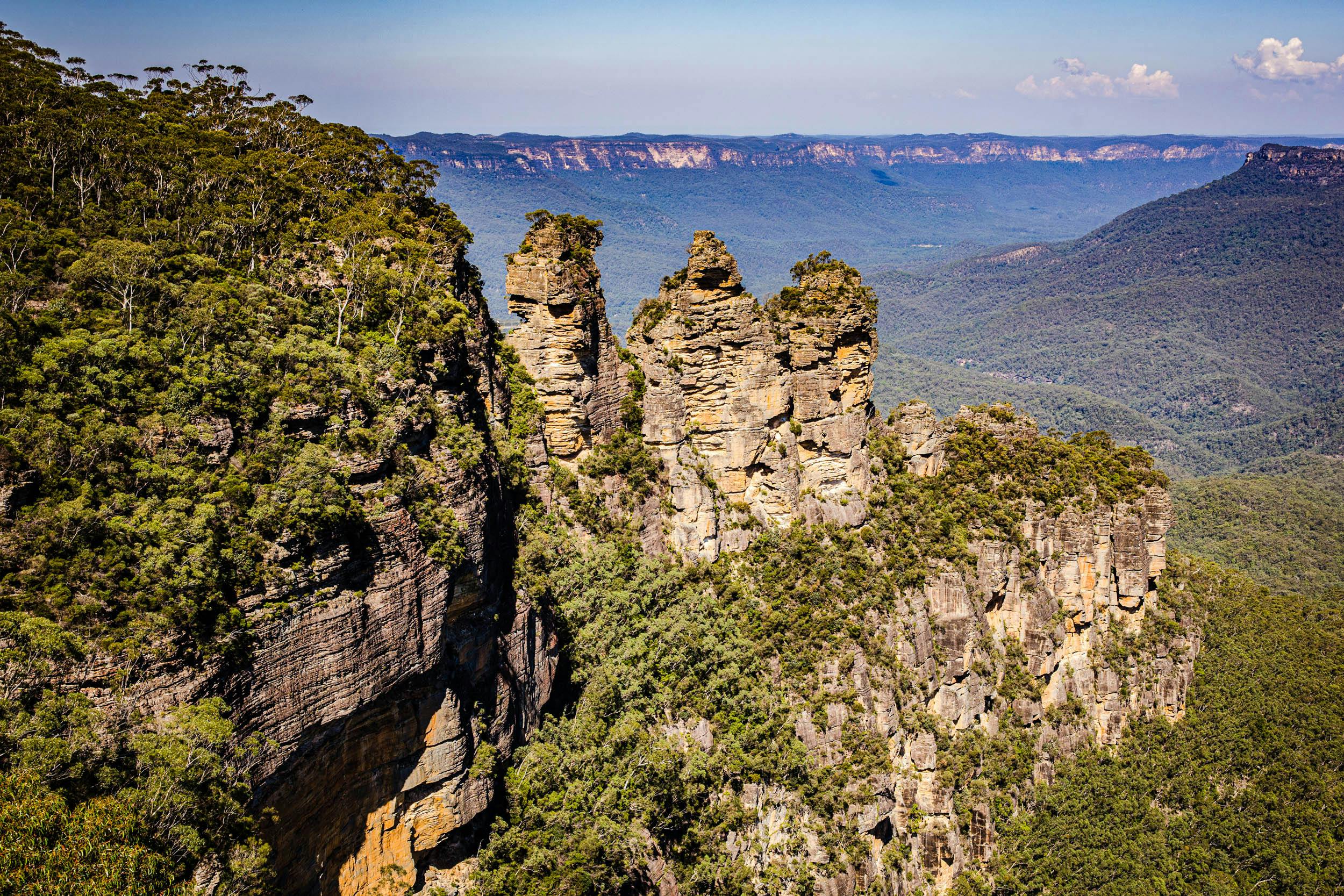 Three Sisters Rock formation