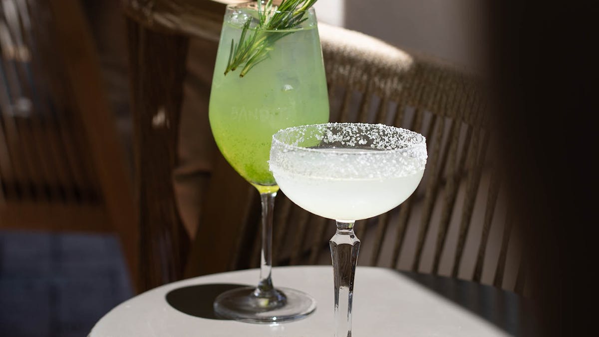 Tequila, Orange Liquer, Lime / Cucumber, Rosewater, Lemon, Rosemary
