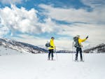 Snowshoeing and skiing near Perisher in Kosciuszko National Park