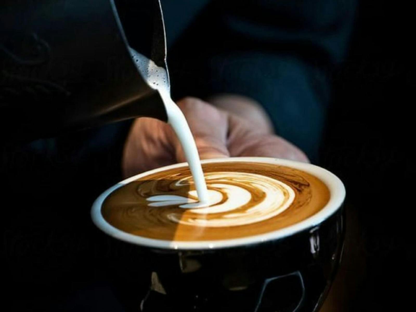 Coffee being poured