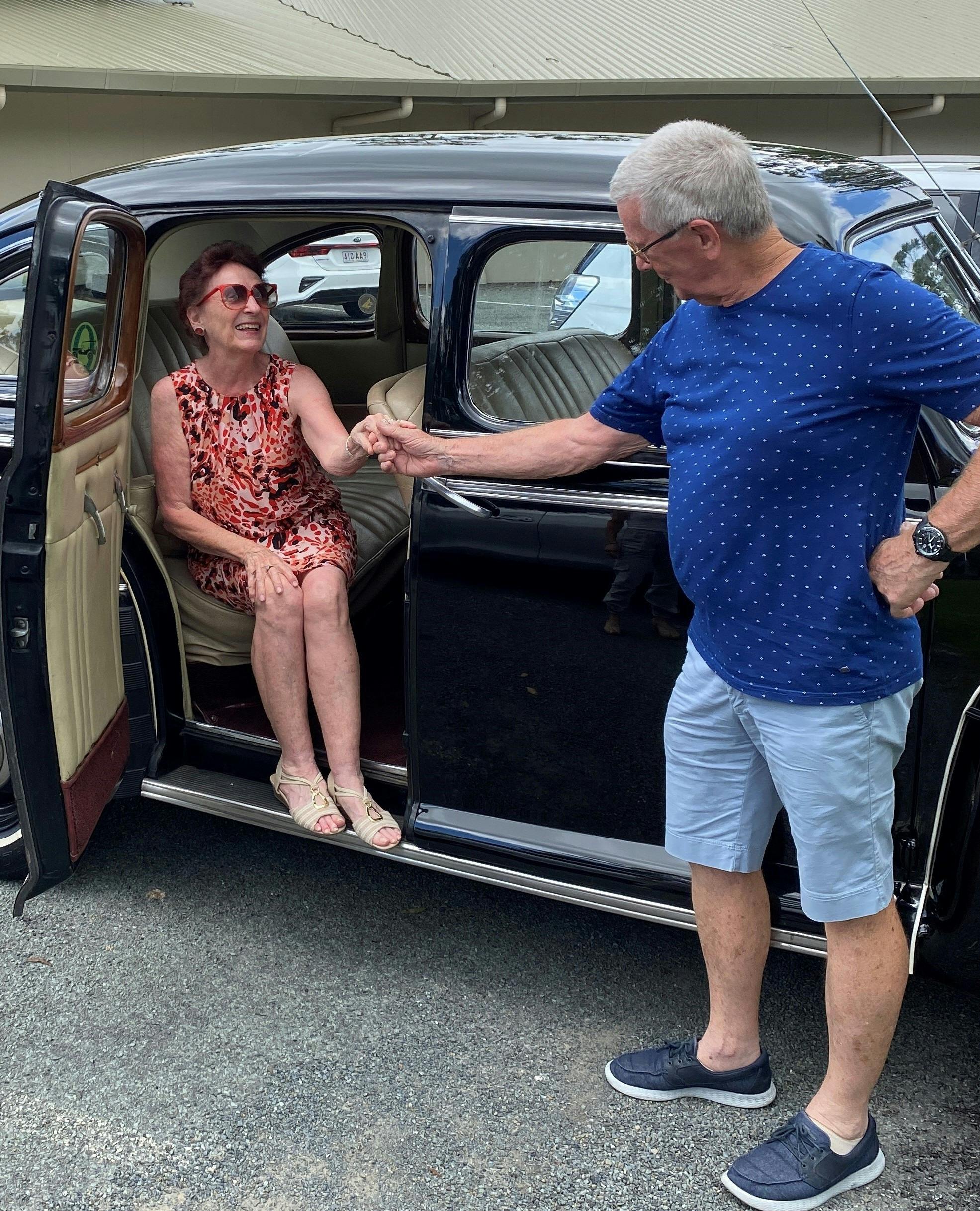 Vintage Ford cruise to Motor Musuem