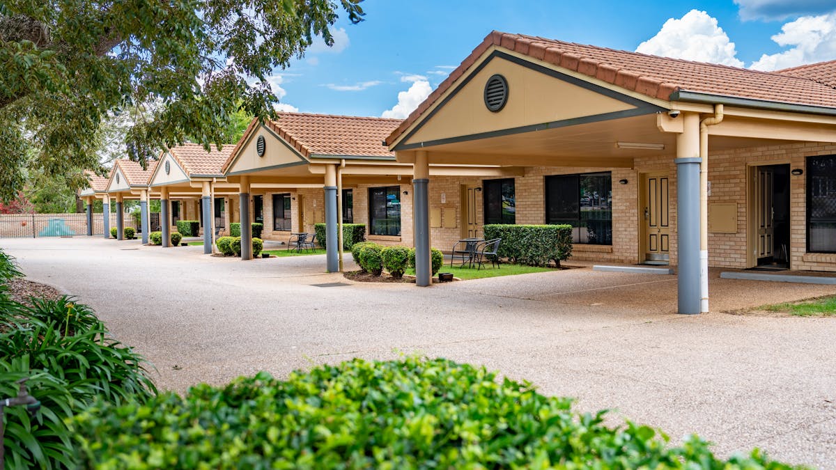 Motel Rooms at the front of the property