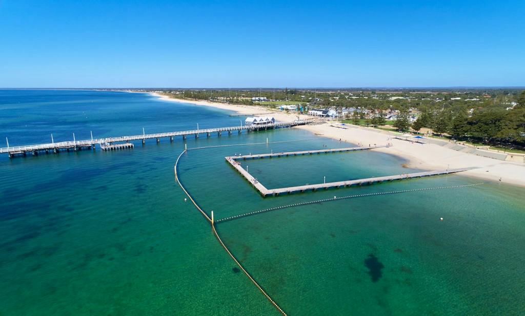 Busselton jetty and Geographe Bay