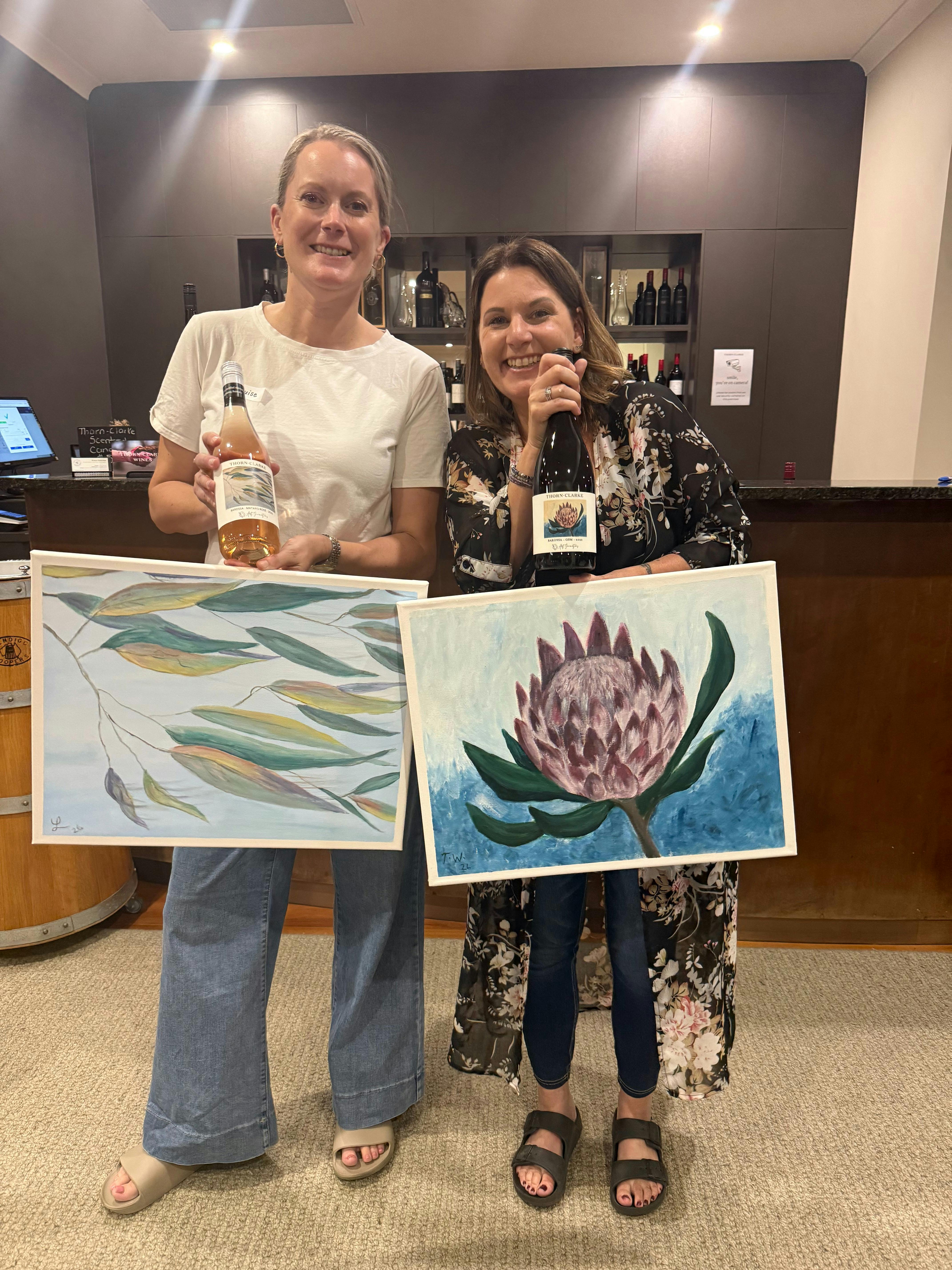 Create & Sip Paint Your Own Wine Label At Thorn-Clarke Wines May 1st