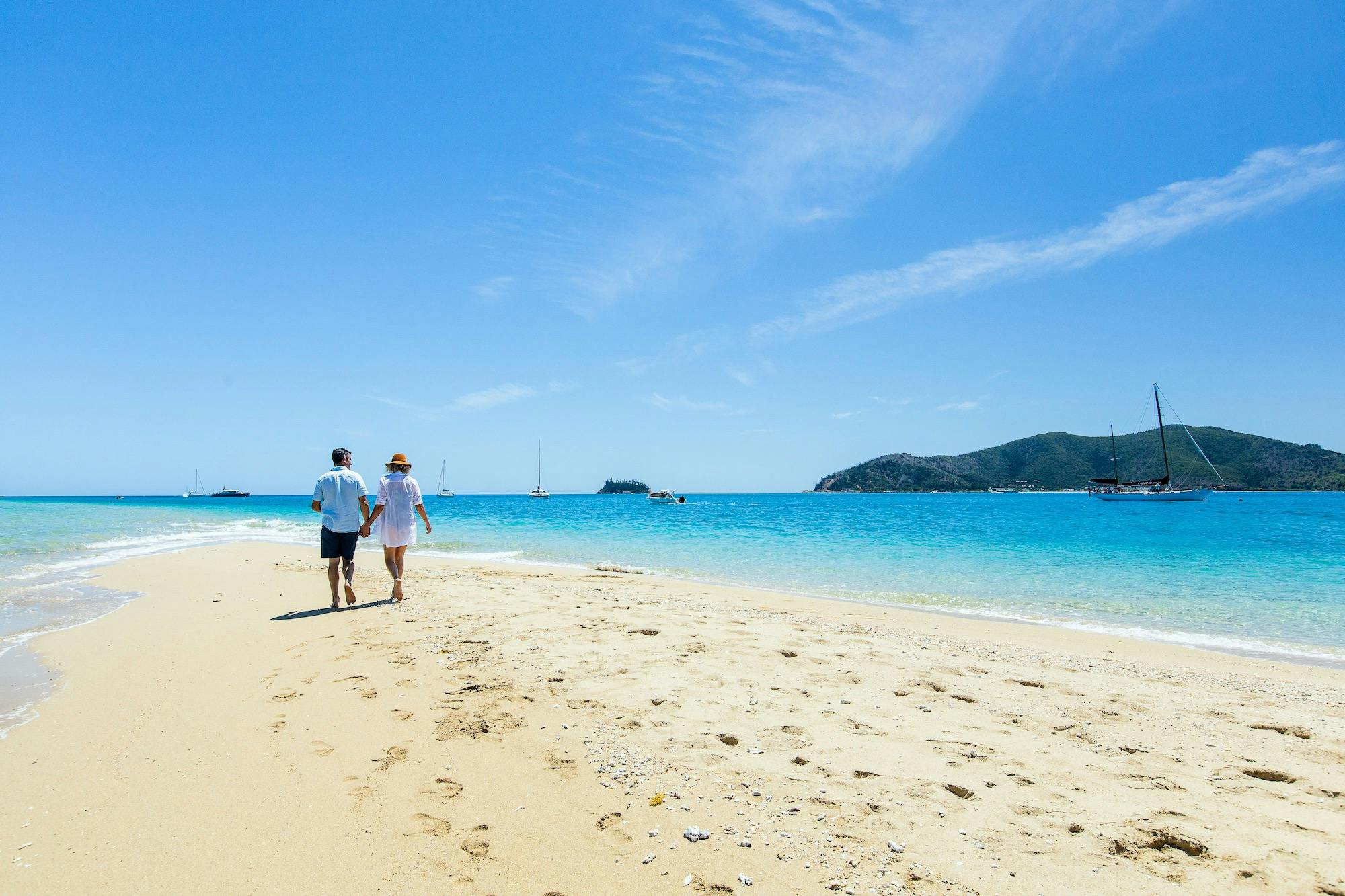 Lady Enid Sailing at Langford Island Adults Only Whitsunday Sailing Tours