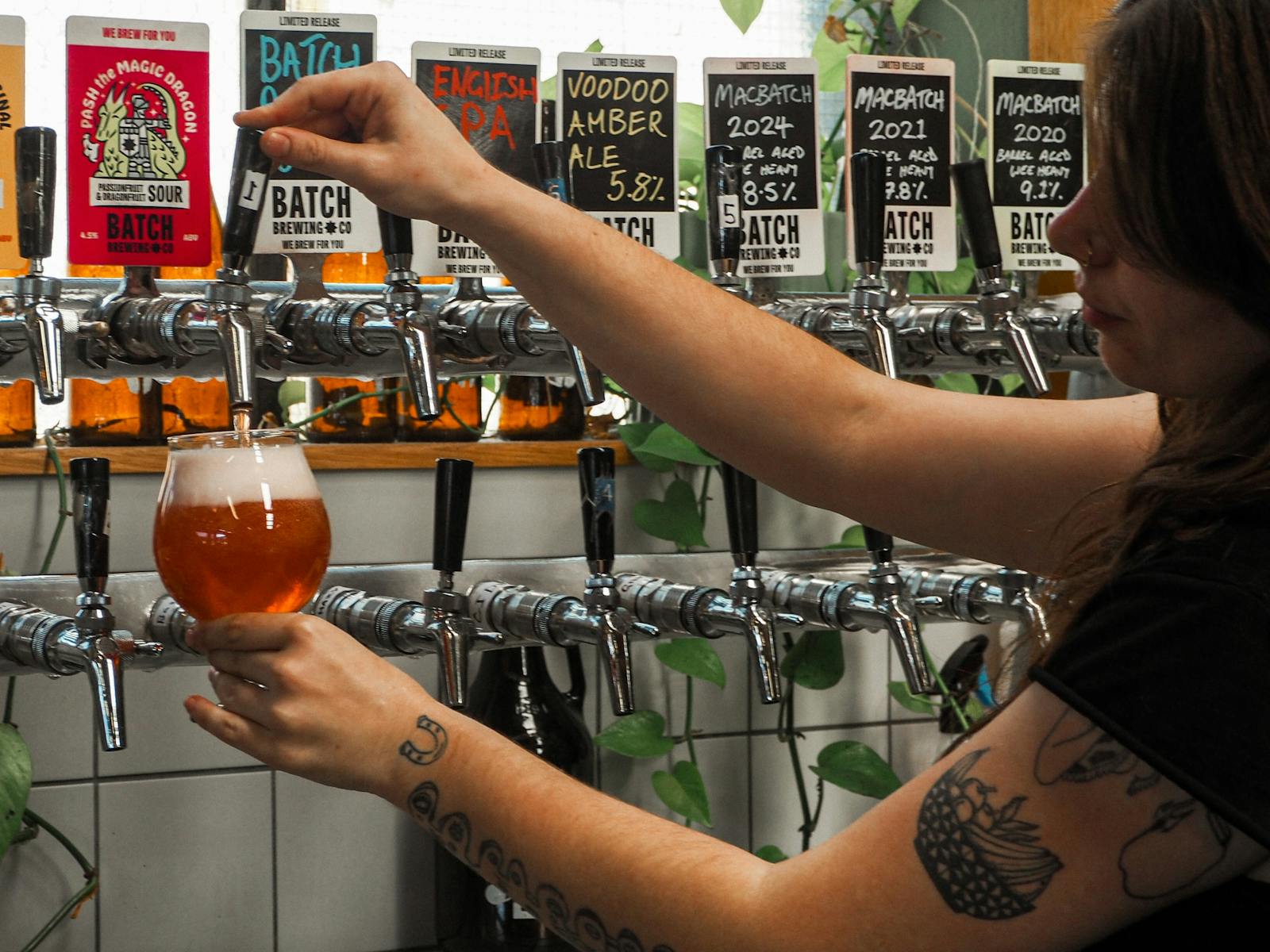Dave's Marrickville Munch 上的 Batch Brewery - 悉尼美食之旅