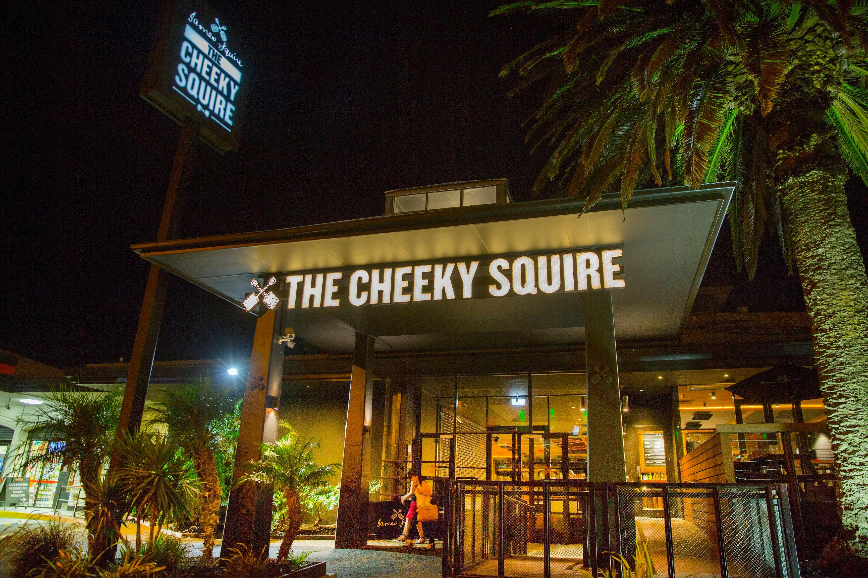 Entrance to The Cheeky Squire