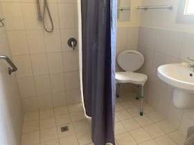 accessible shower and sink