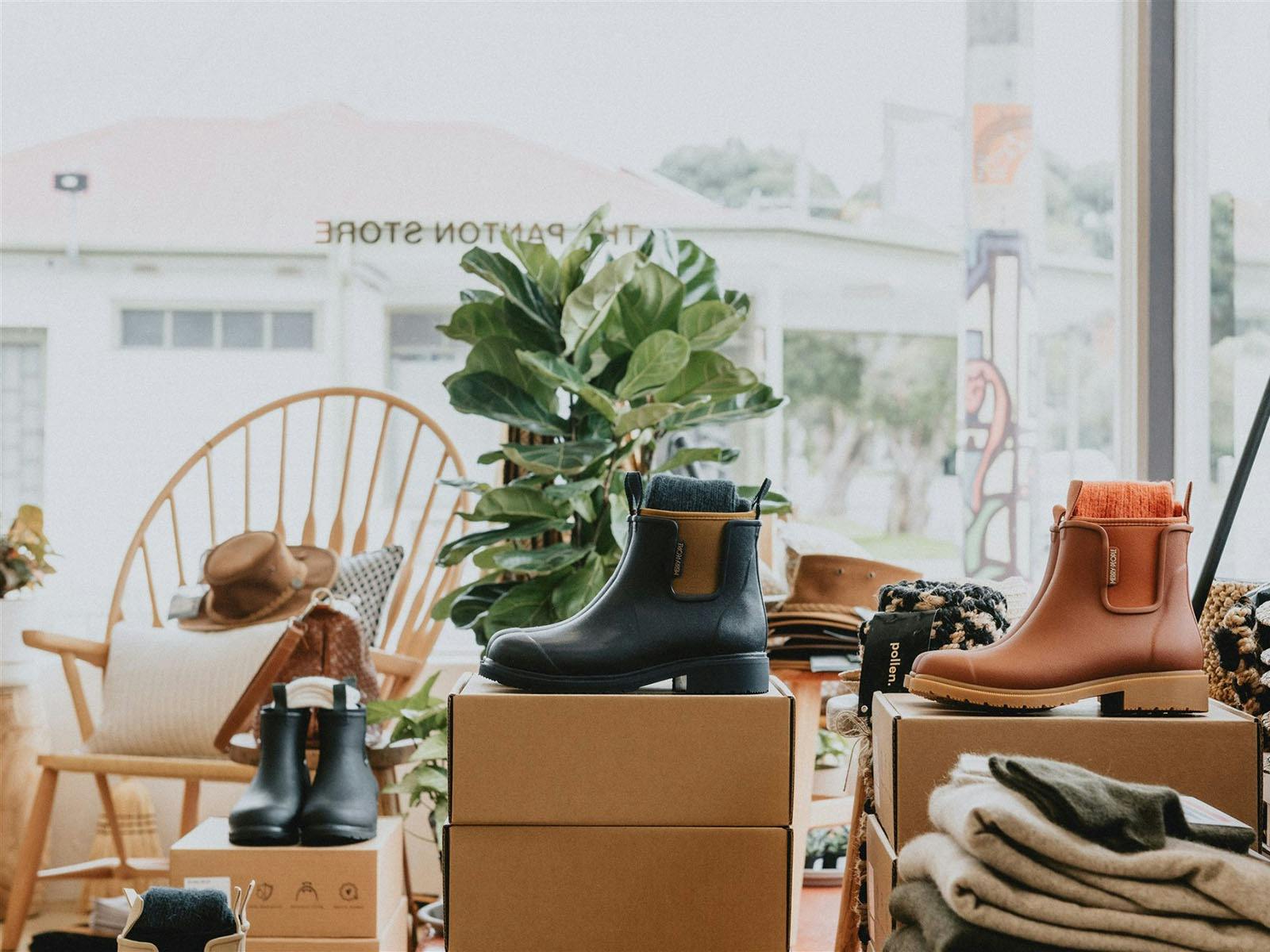 You'll find a good range of warm and cosy ware at The Panton Store in Toora