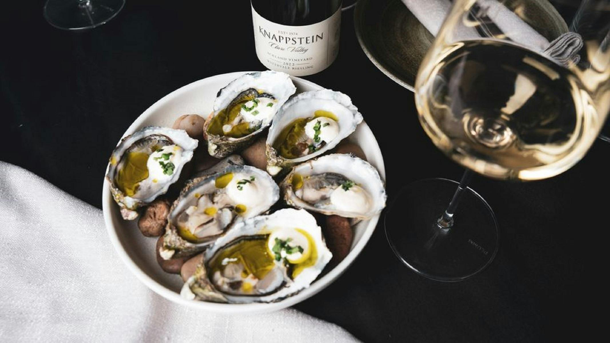 Clare Gourmet at Knappstein -  Riesling and Oyster