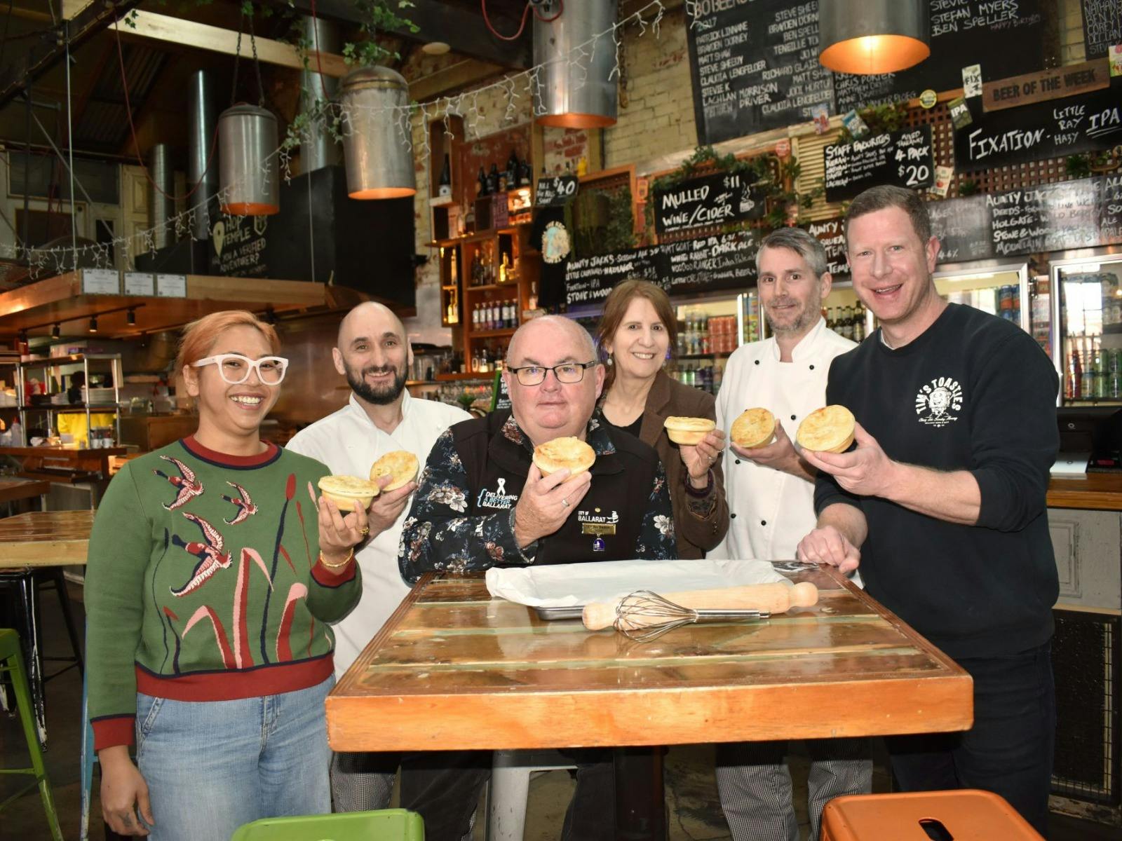 Judges of the 2024 Ballarat Pie Competition