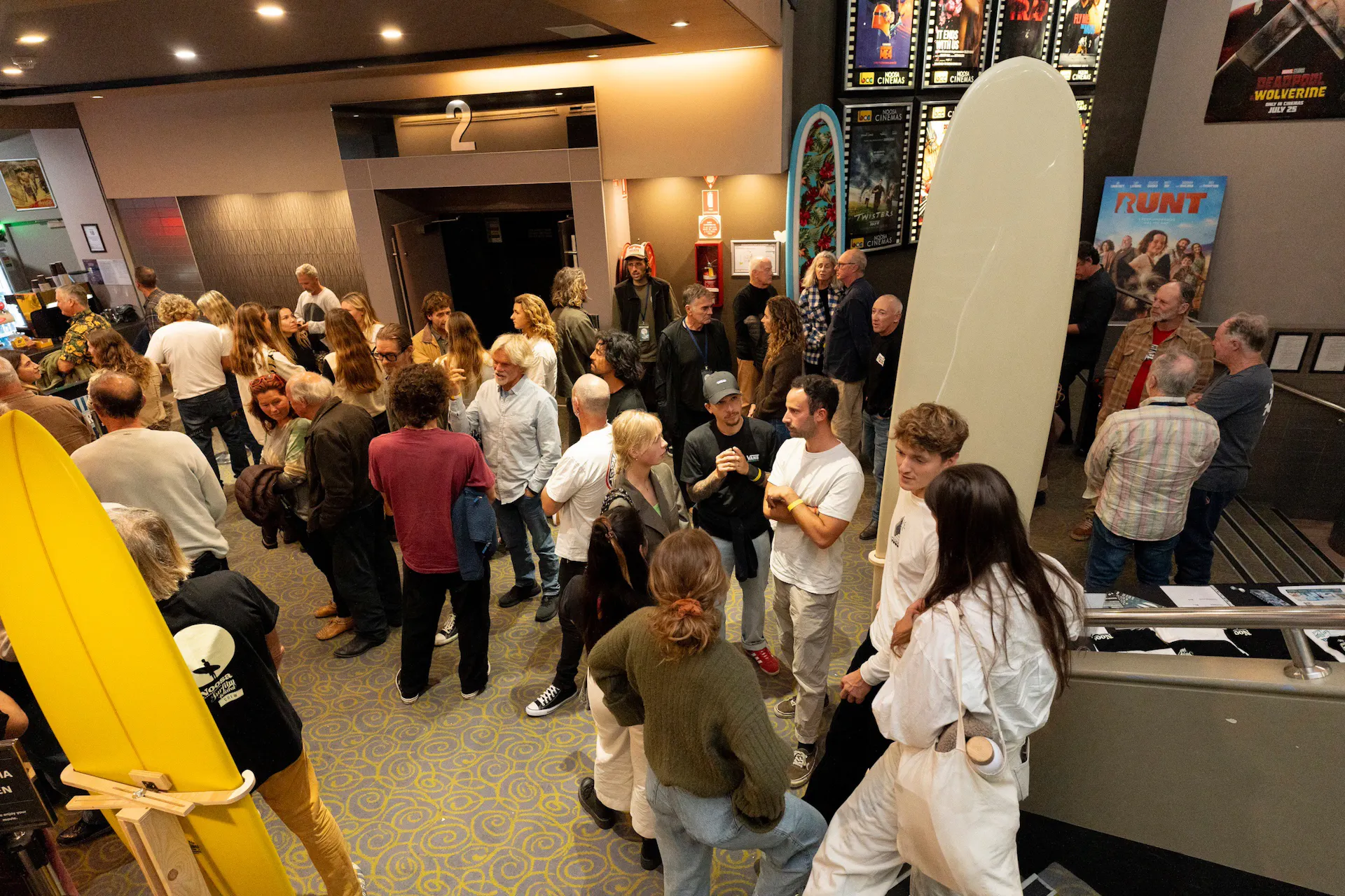 Cinema Foyer at intermission