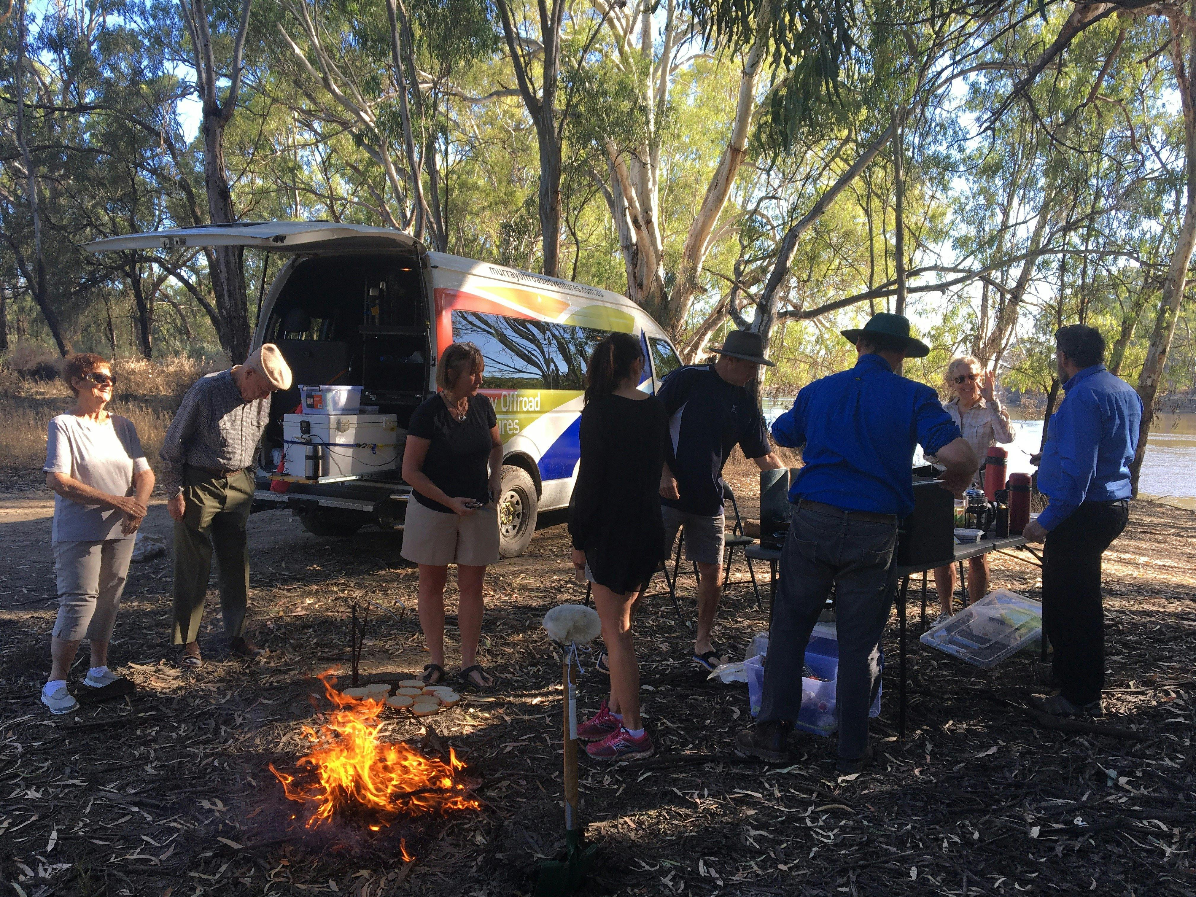 Toast on a camp fire - nothing better