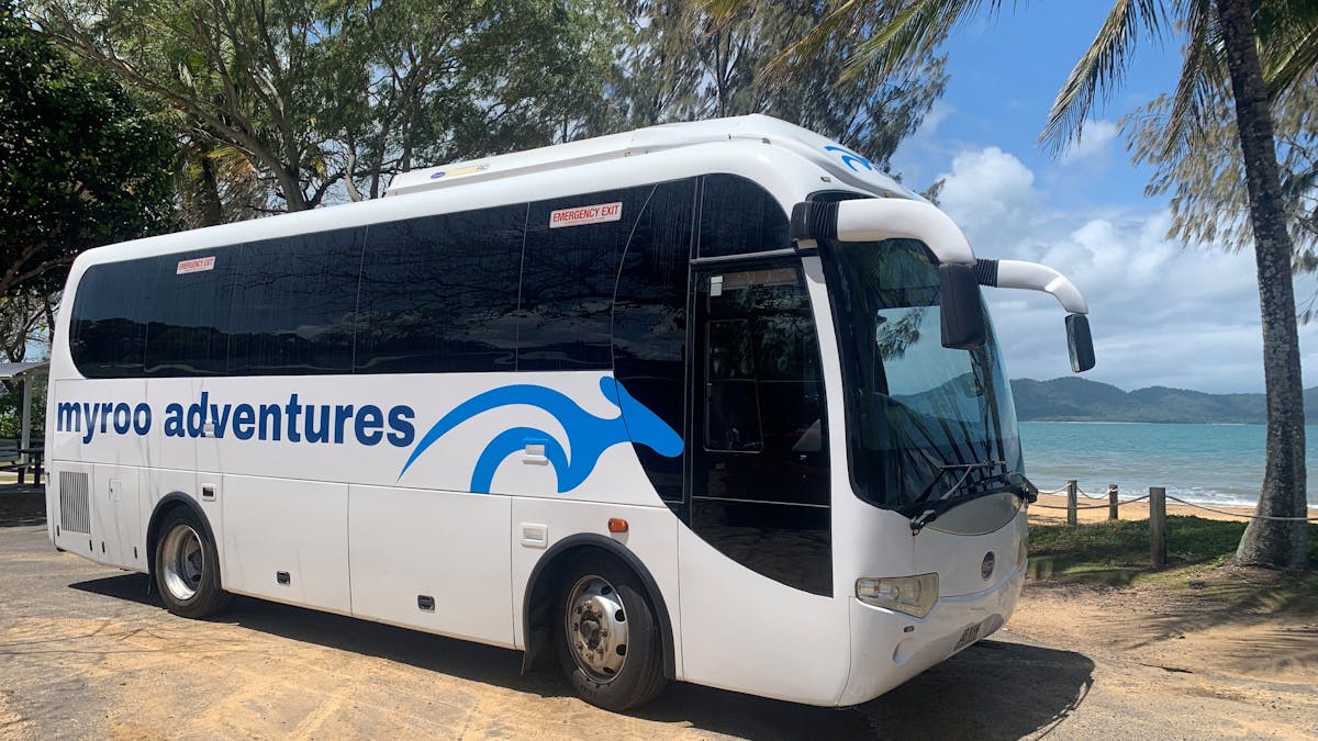 Enjoy Mission Beach coach in front on Dunk Island whilst at South Mission Beach on the mainland