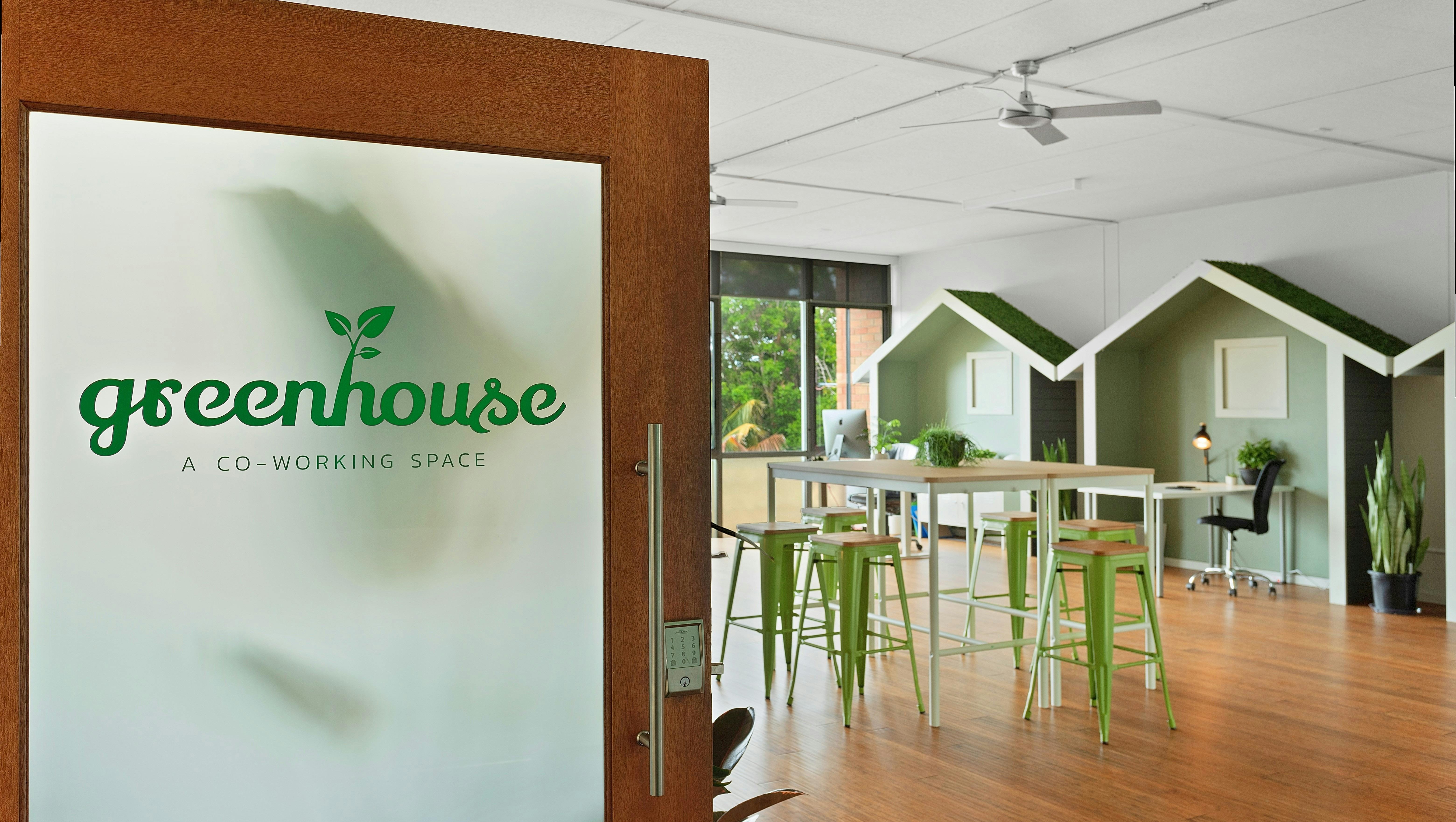Entering Greenhouse Huskisson open plan co-working space