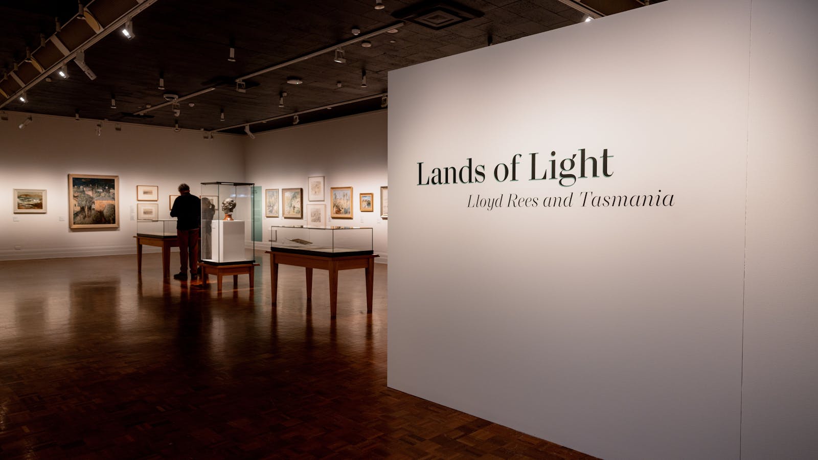 Lands of Light Lloyd Rees and Tasmania Exhibition Installation view