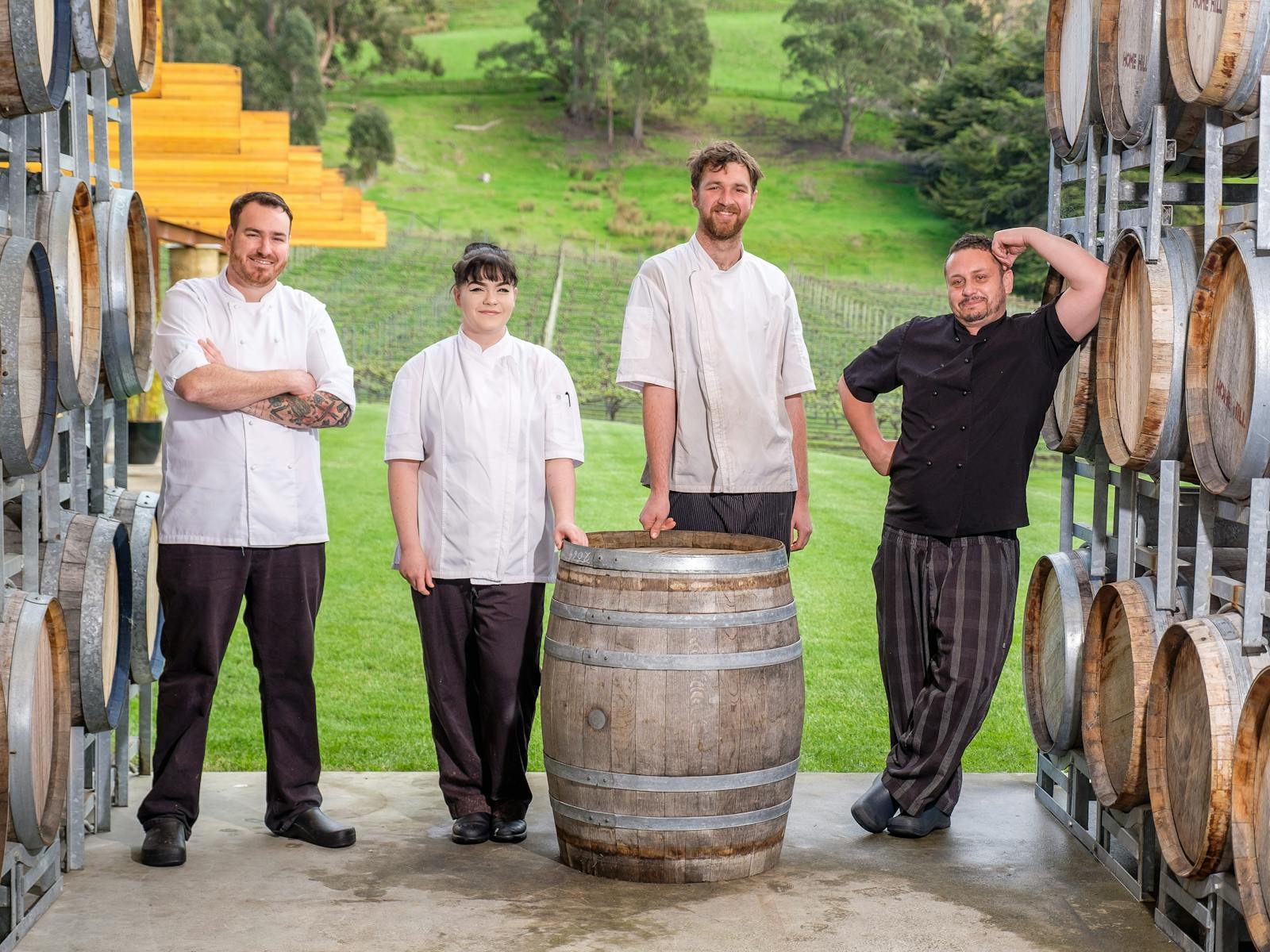 The Home Hill kitchen team
