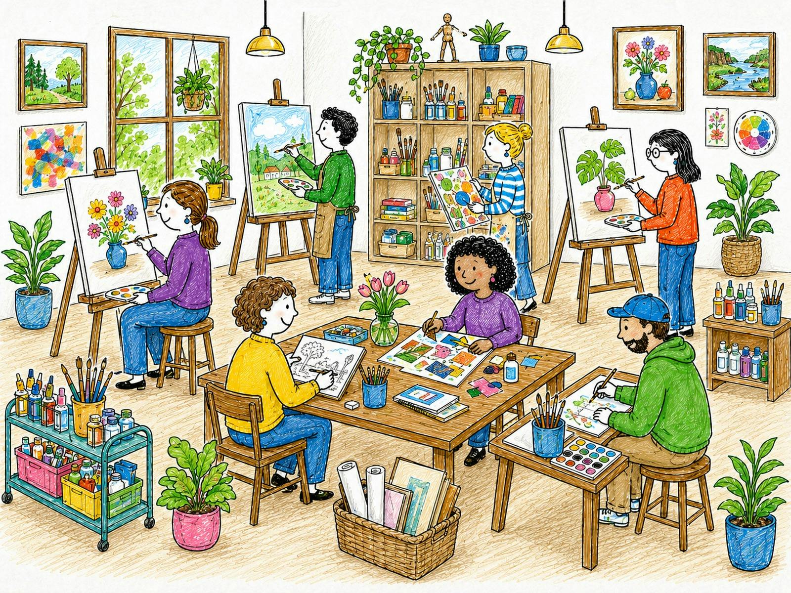 Art Jam Session - Redland Coast Art Society - AdventureFest