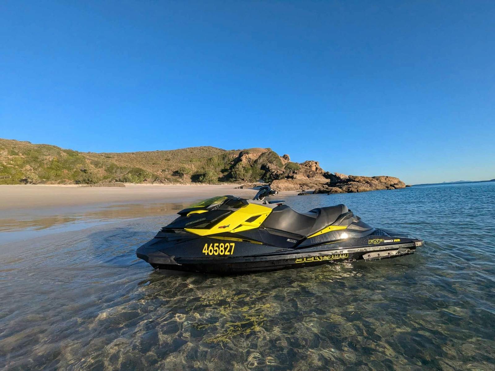 Jetski at North Keppel Island Jetski at North Keppel Island